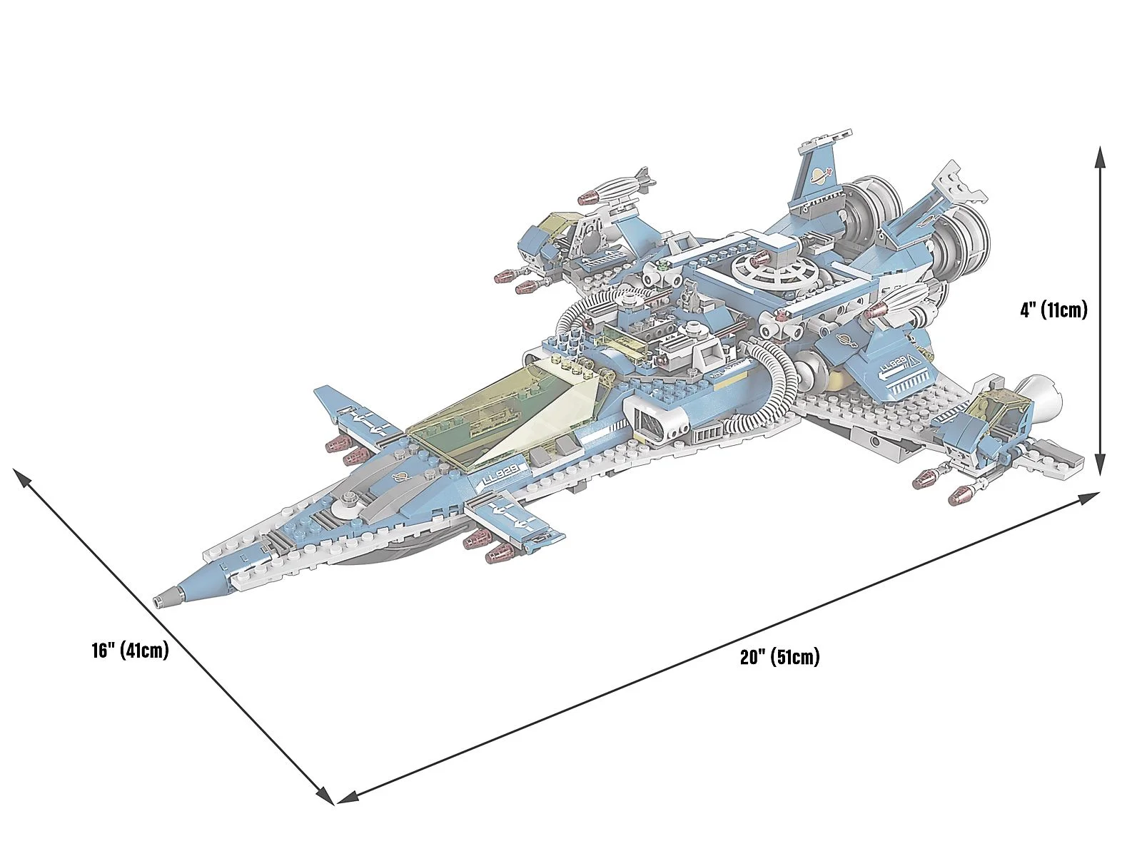 LEGO® 70816 Klocki The LEGO® MOVIE™: 70816 Kosmiczny statek Benka - zdjęcie 9