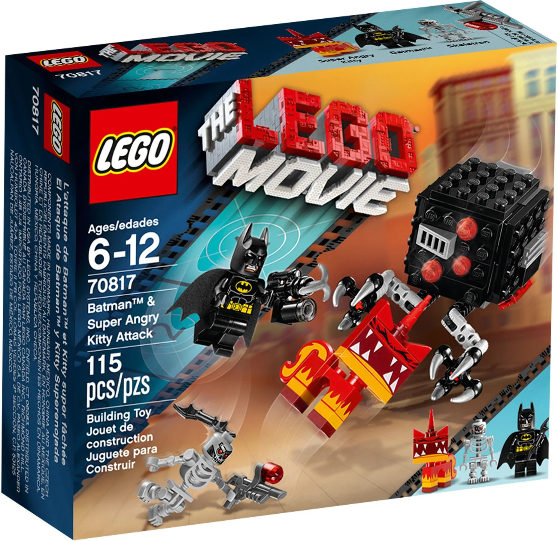 LEGO® 70817 Klocki The LEGO® MOVIE™: 70817 Batman i Zła Kicia