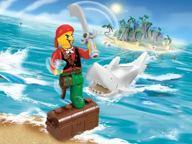 LEGO® 7082 Cannonball Jimmy and Shark - zdjęcie 1