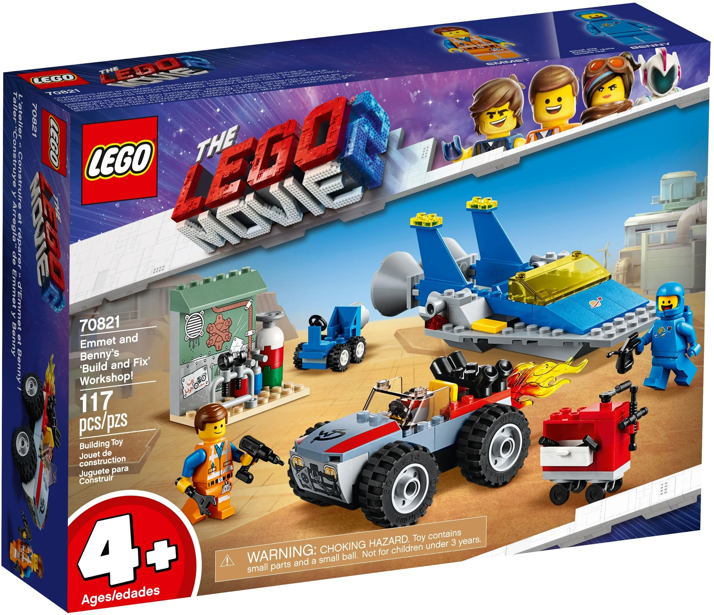 LEGO® 70821 Klocki The LEGO® MOVIE™: 70821 Warsztat Emmeta i Benka - zdjęcie 2