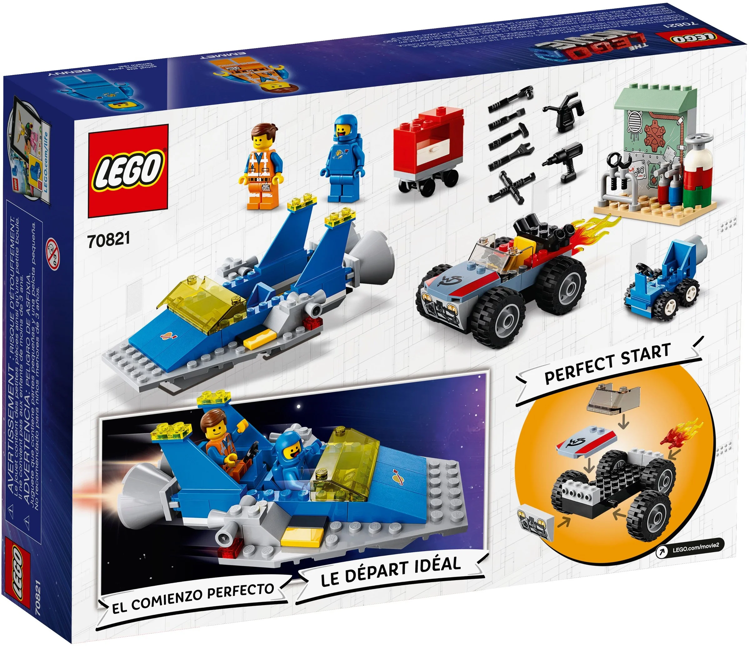 LEGO® 70821 Klocki The LEGO® MOVIE™: 70821 Warsztat Emmeta i Benka - zdjęcie 3