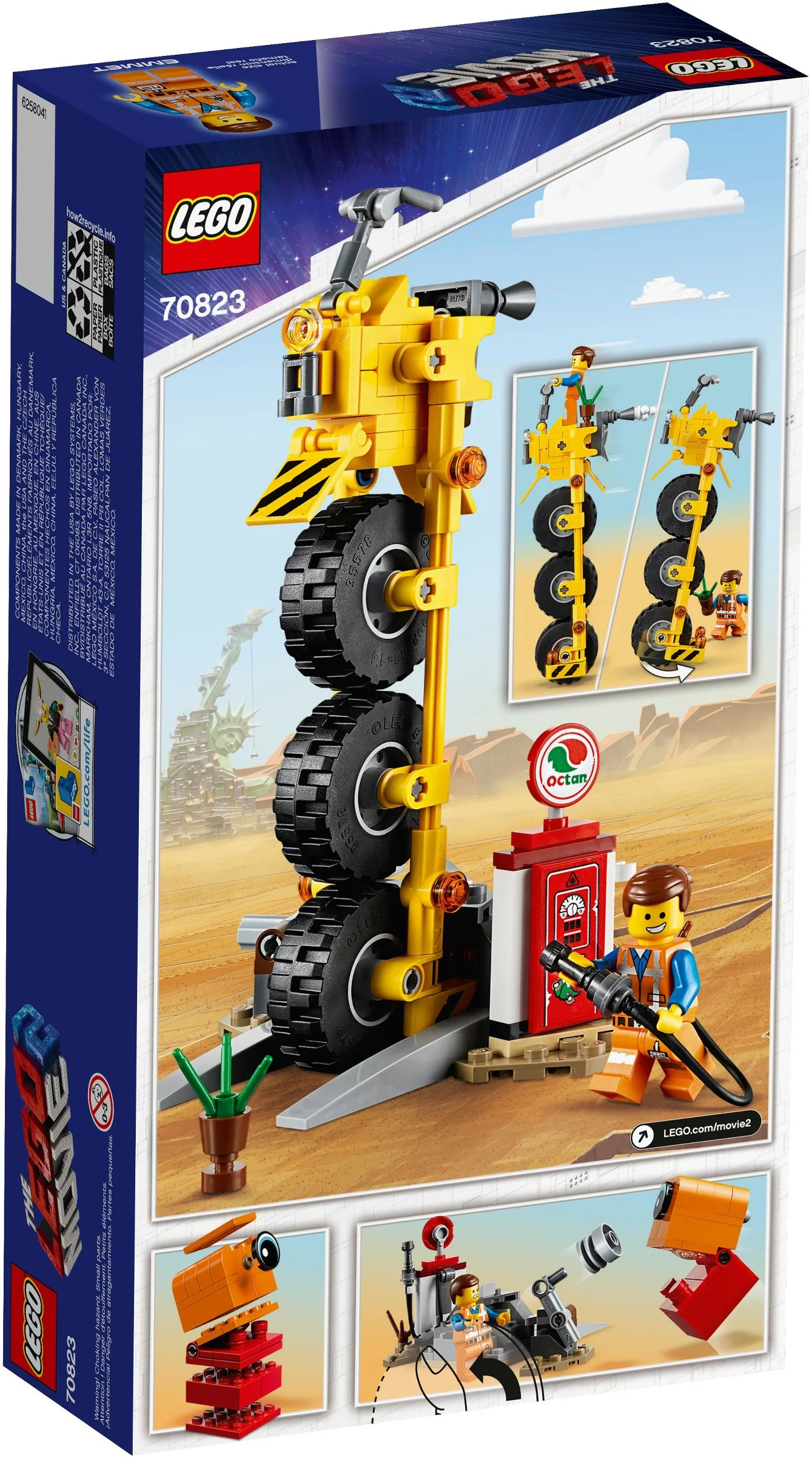 LEGO® 70823 Klocki The LEGO® MOVIE™: 70823 Trójkołowiec Emmeta - zdjęcie 3
