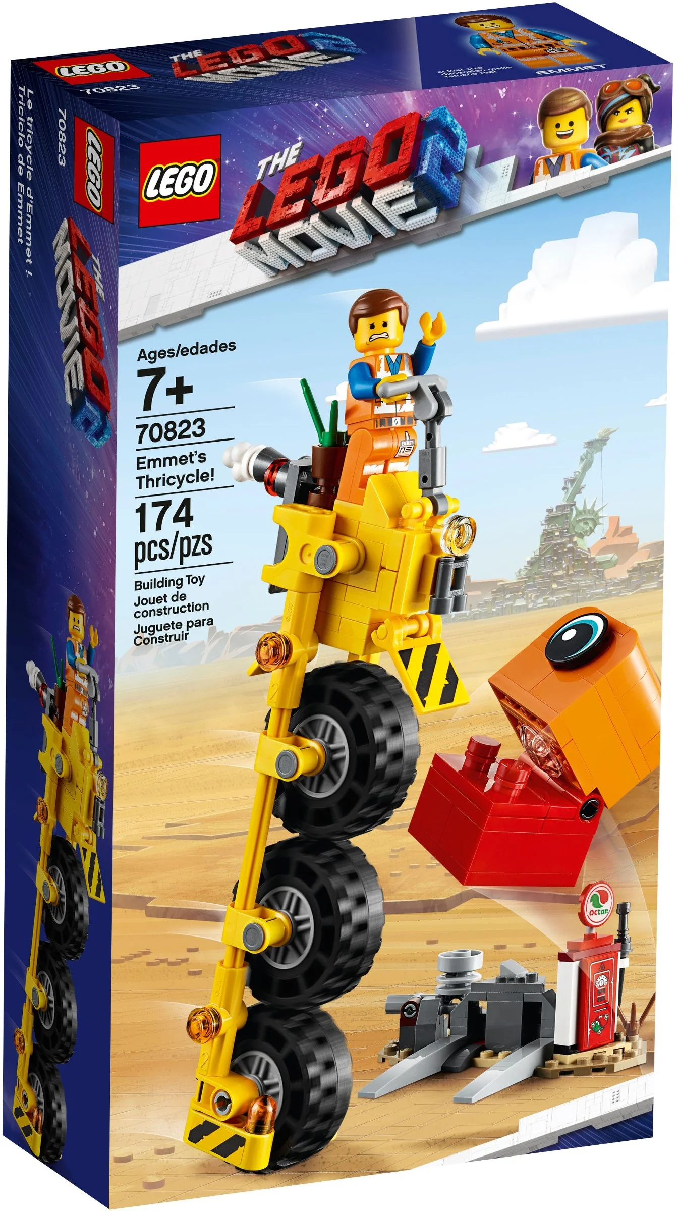 LEGO® 70823 Klocki The LEGO® MOVIE™: 70823 Trójkołowiec Emmeta - zdjęcie 1