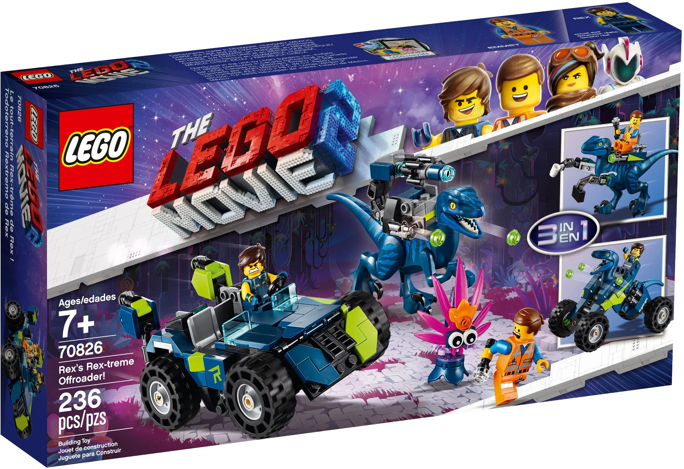 Klocki The LEGO® MOVIE™: 70826 Terenówka Rexa