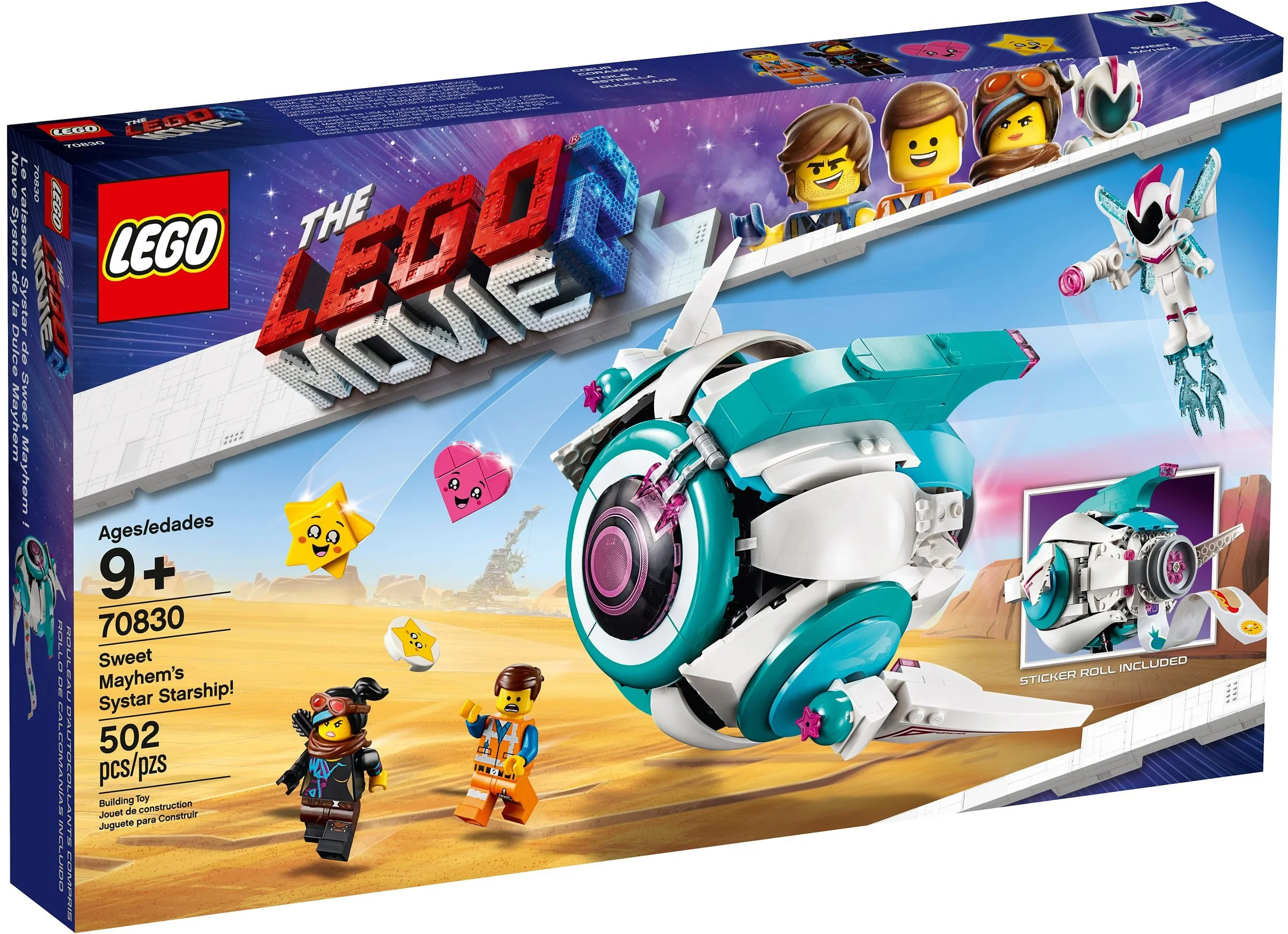 LEGO® 70830 Klocki The LEGO® MOVIE™: 70830 Gwiezdny statek Słodkiej Zadymy - zdjęcie 2