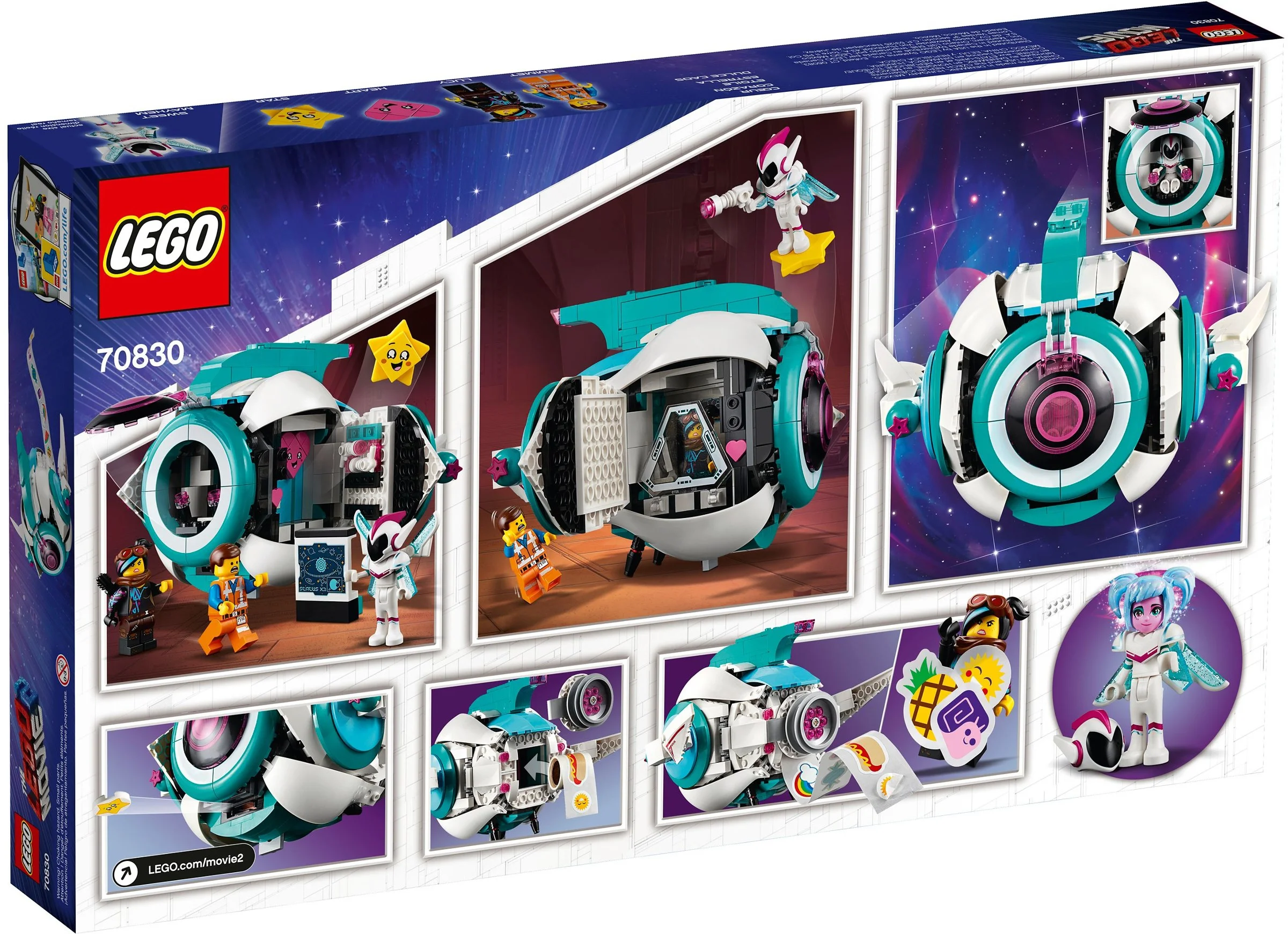 LEGO® 70830 Klocki The LEGO® MOVIE™: 70830 Gwiezdny statek Słodkiej Zadymy - zdjęcie 3