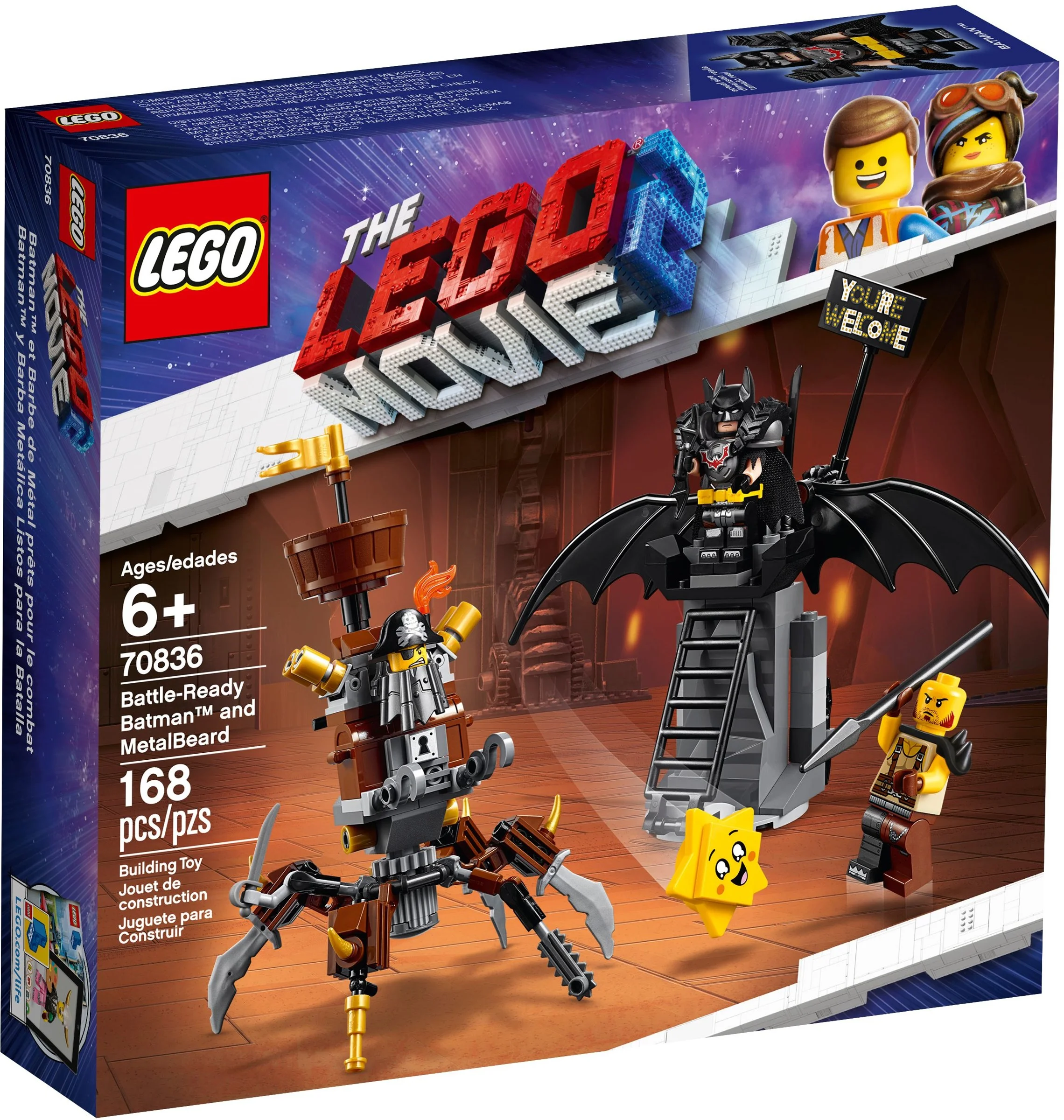 LEGO® 70836 Klocki The LEGO® MOVIE™: 70836 Batman™ i Stalowobrody - zdjęcie 2
