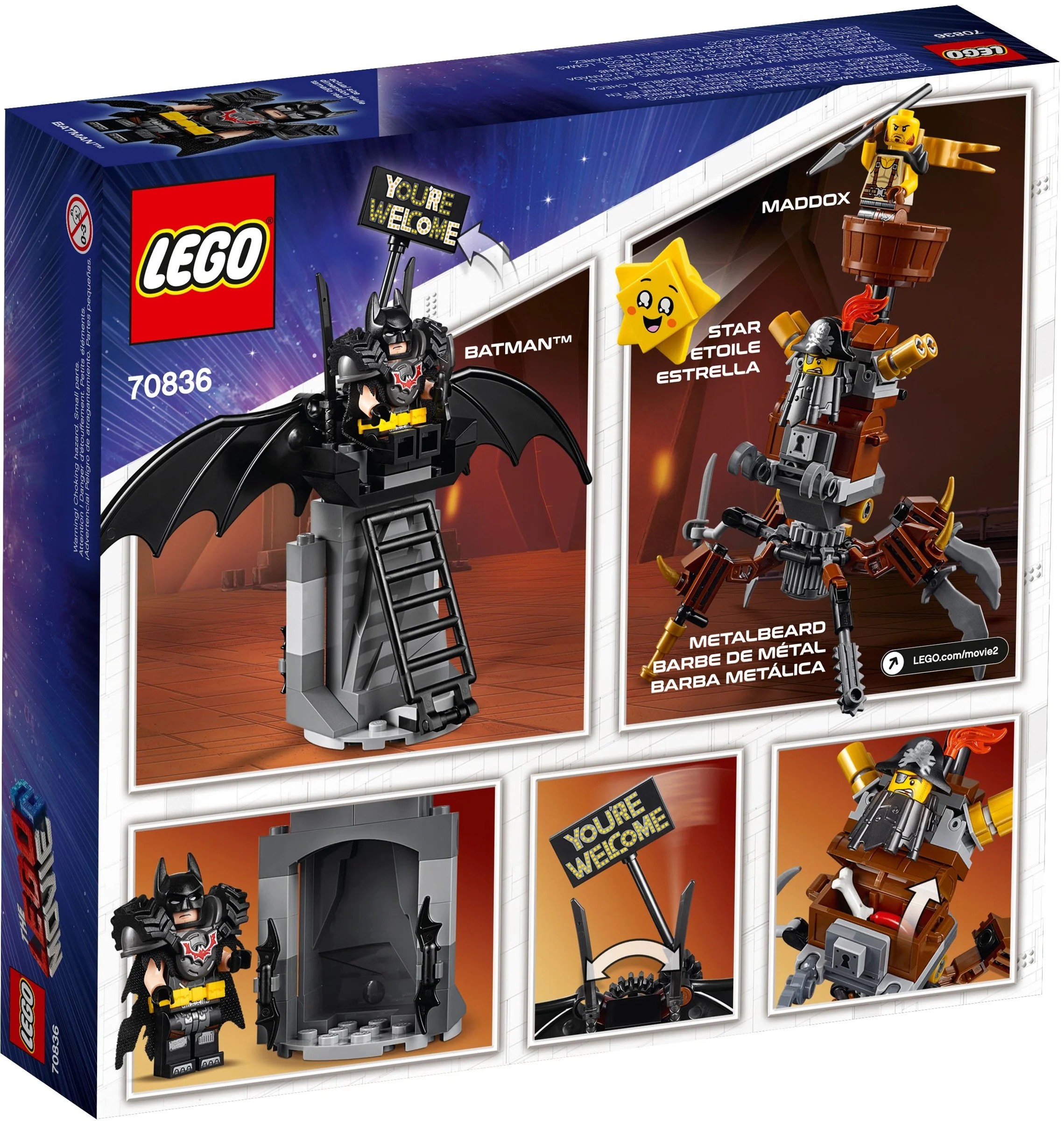 LEGO® 70836 Klocki The LEGO® MOVIE™: 70836 Batman™ i Stalowobrody - zdjęcie 3