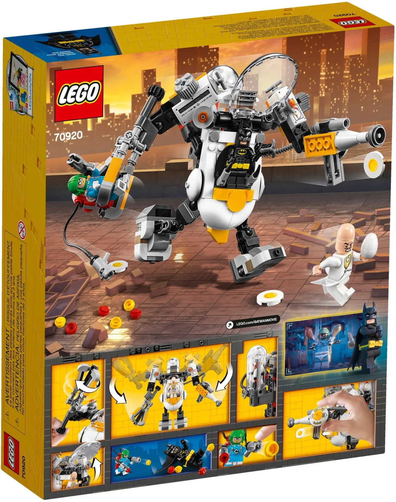 LEGO® 70920 Mech Eggheada i bitwa na jedzenie - zdjęcie 3