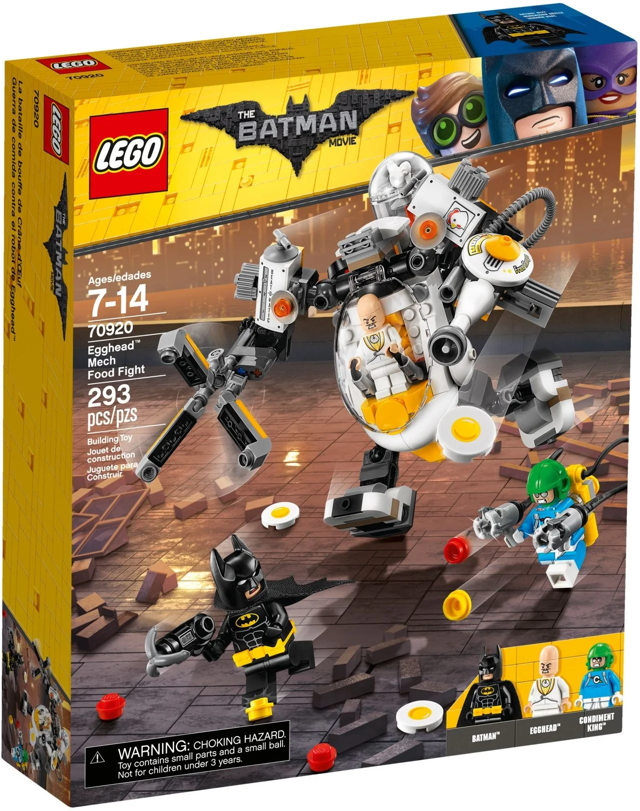 LEGO® 70920 Mech Eggheada i bitwa na jedzenie - zdjęcie 1