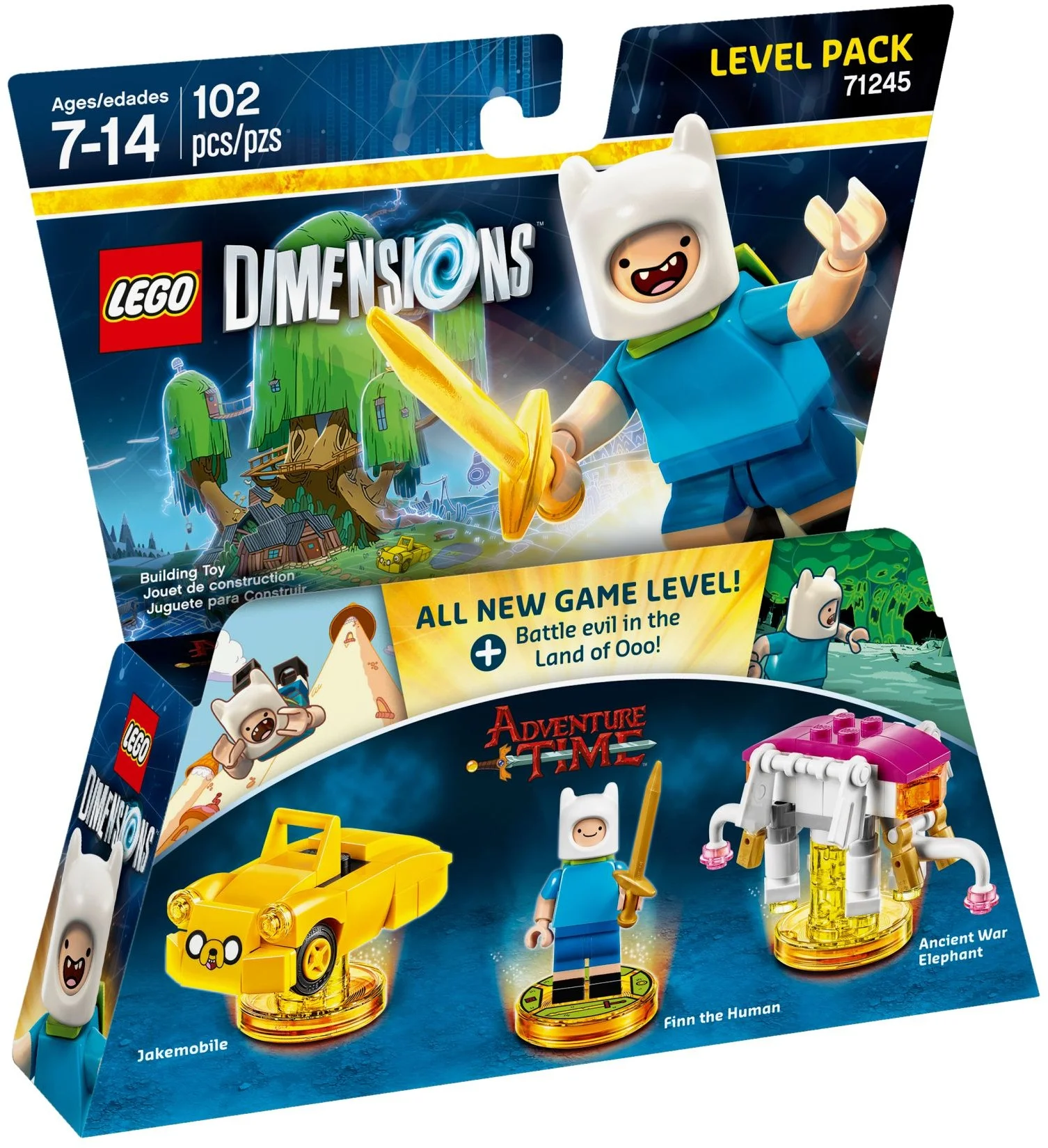 LEGO® 71245 Level Pack Adventure Time Finn Jakemobile Elephant - zdjęcie 2