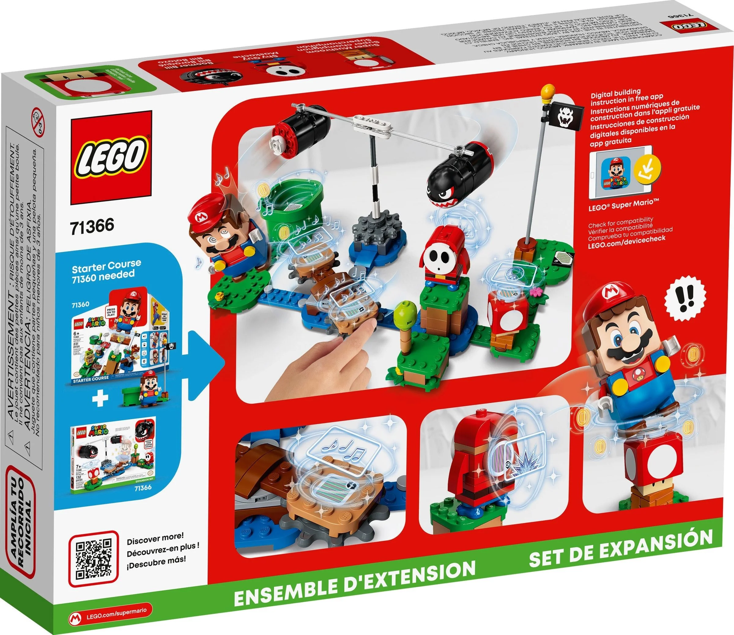 LEGO® 71366 Mario Ostrzał Banzai Bill - zestaw rozszerzający - zdjęcie 10