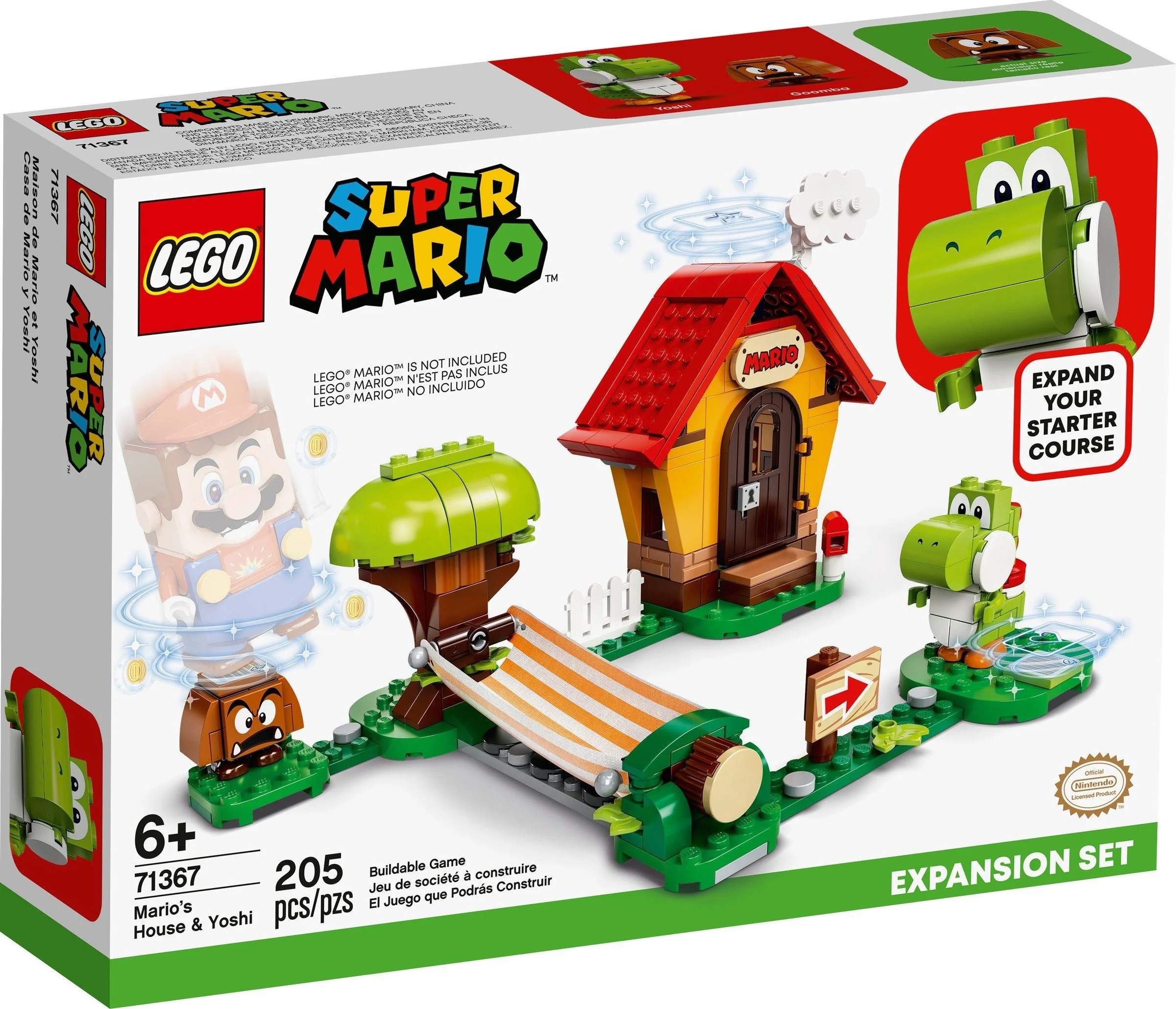 LEGO® 71367 Klocki Lego Mario Yoshi i dom Mario zestaw rozszerzający - zdjęcie 2