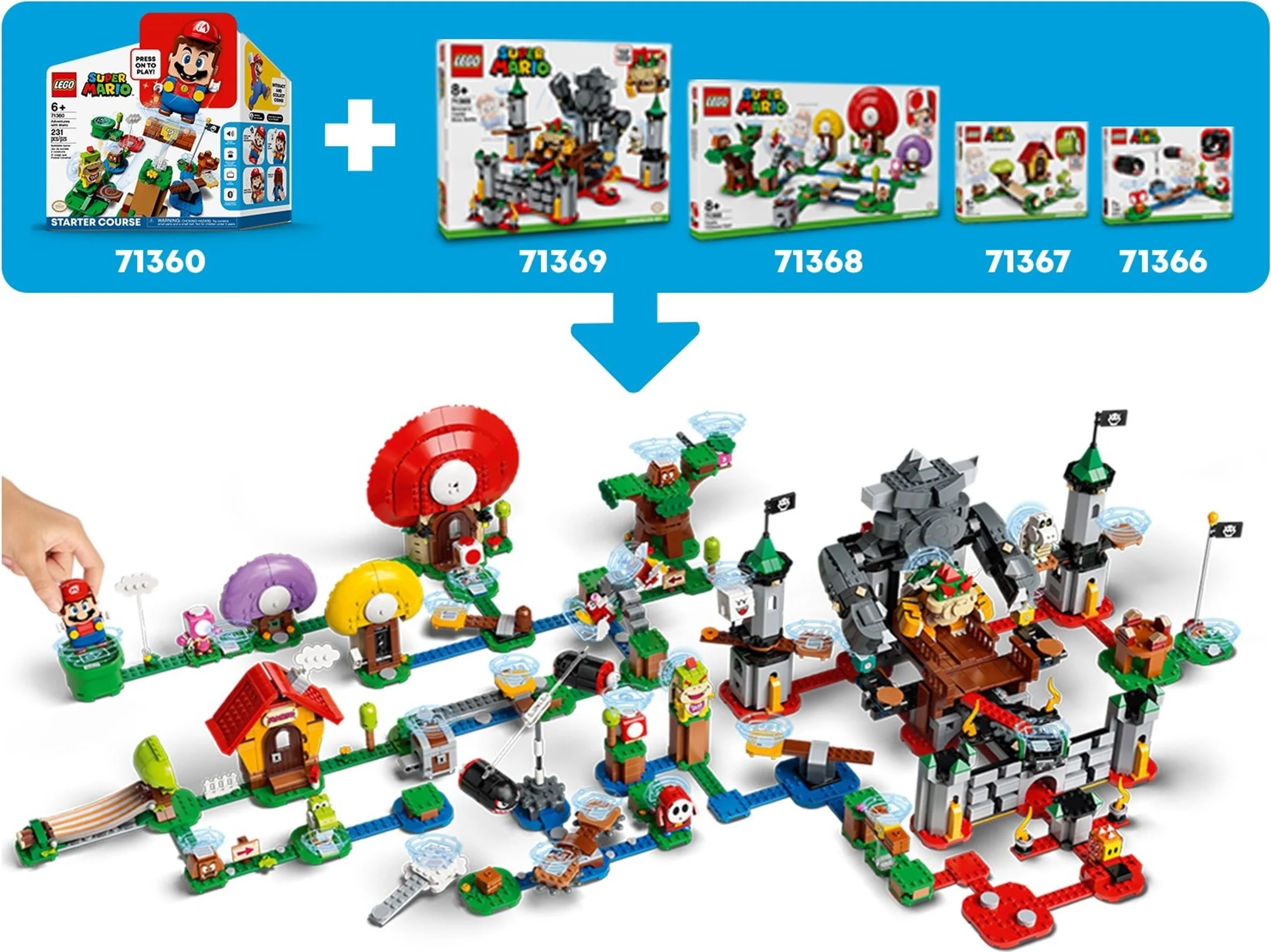 LEGO® 71367 Klocki Lego Mario Yoshi i dom Mario zestaw rozszerzający - zdjęcie 7