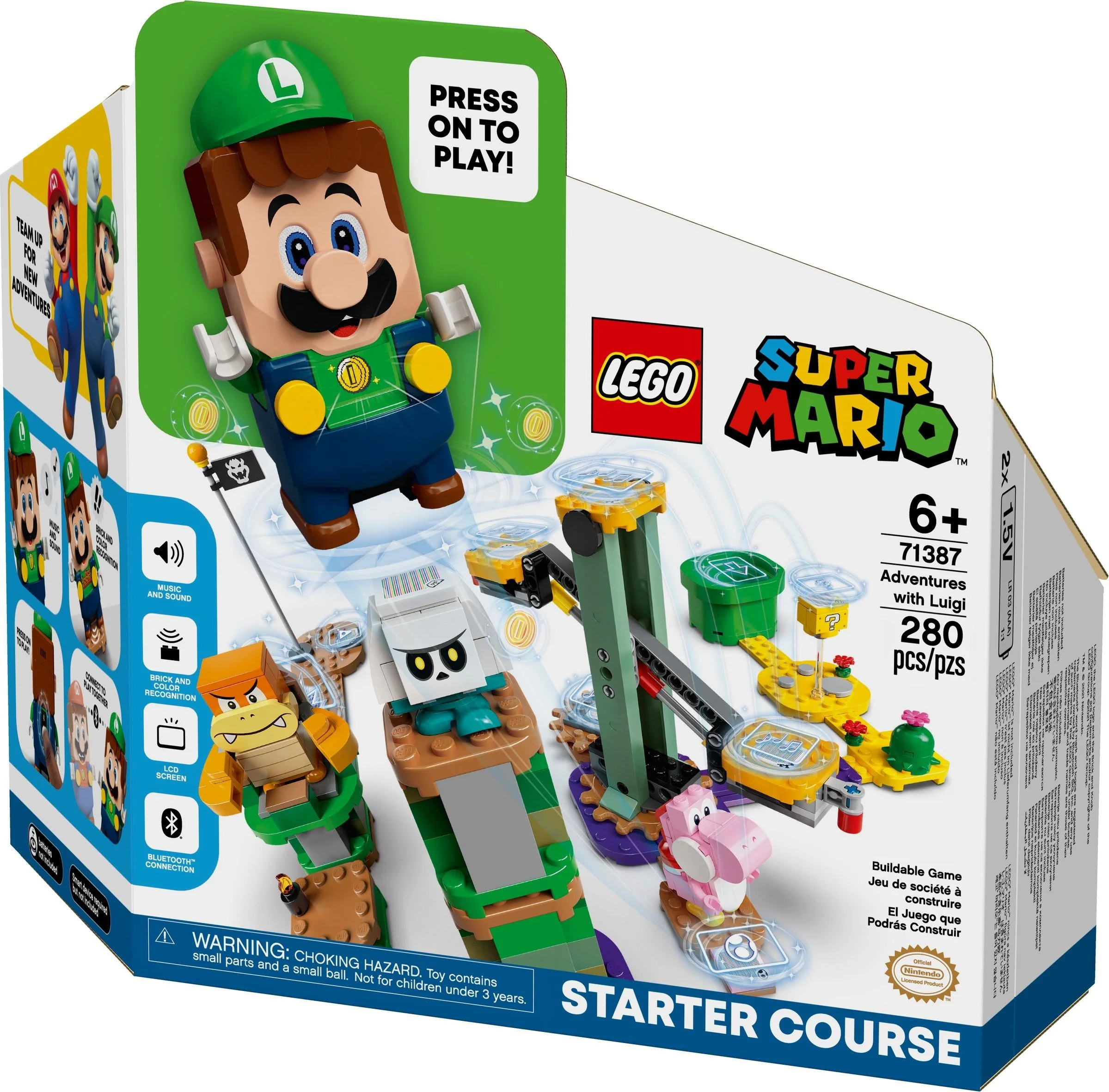 LEGO® 71387 Mario Przygody z Luigim - zestaw startowy - zdjęcie 2