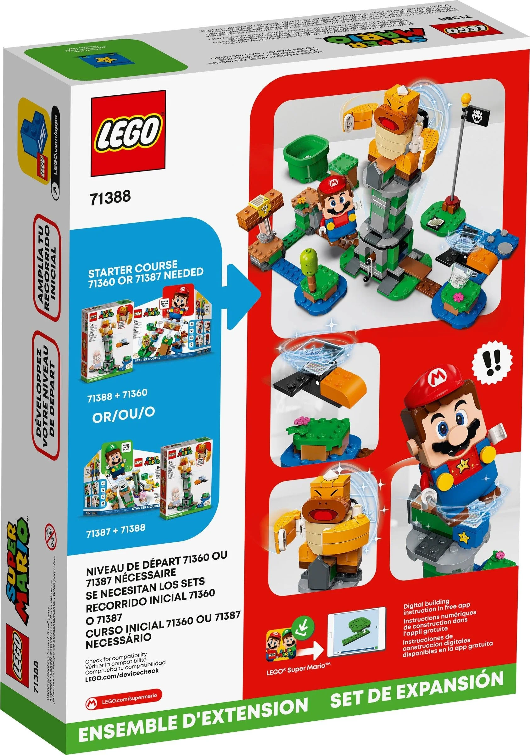 LEGO® 71388 Mario Boss Sumo Bro i przewracana wieża - zestaw dodatkowy - zdjęcie 9