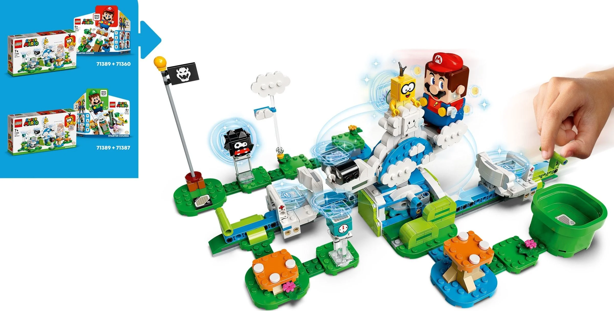 LEGO® 71389 LEGO Super Mario Podniebny świat Lakitu - ze - zdjęcie 5