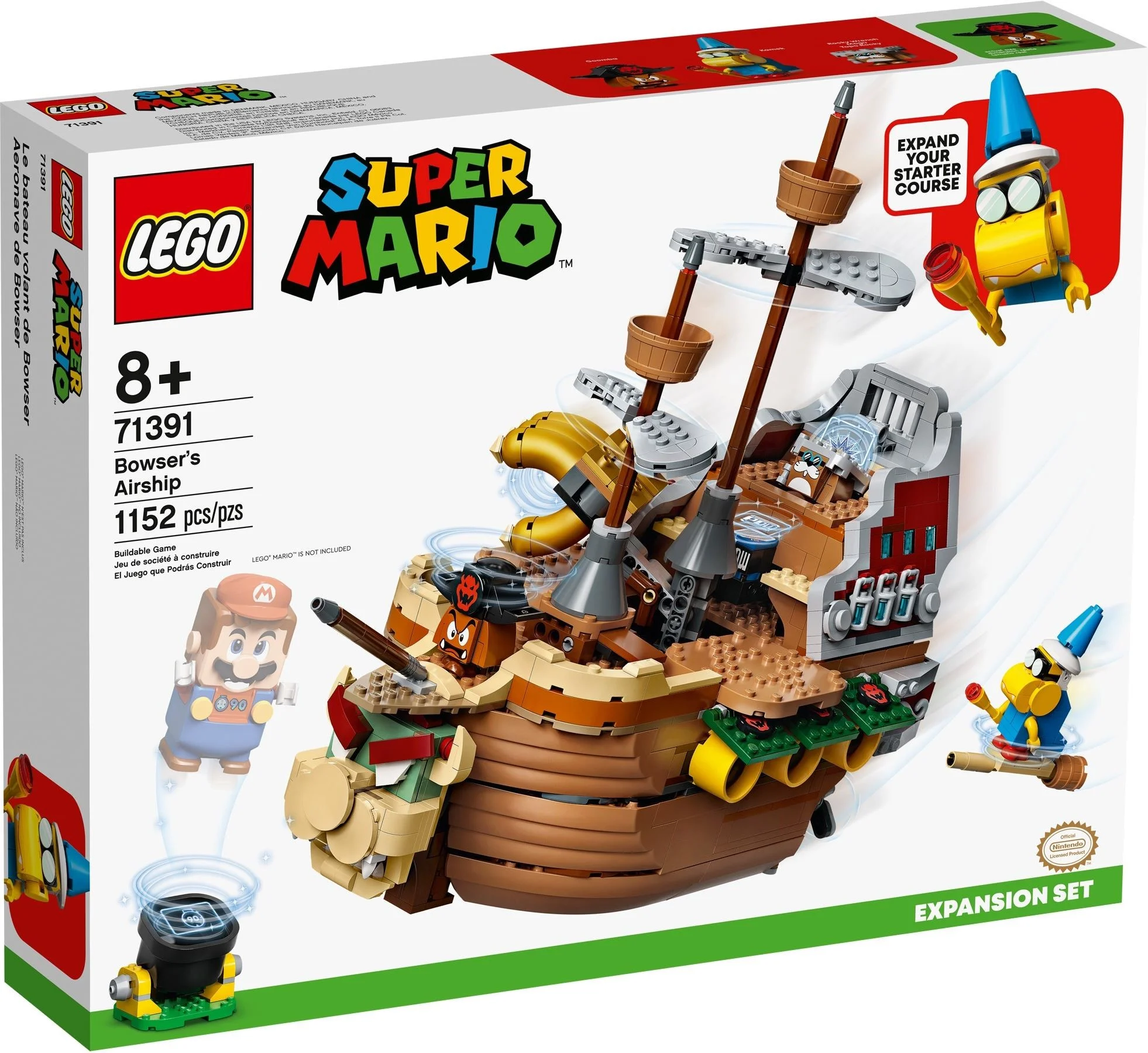 LEGO® 71391 Mario Sterowiec Bowsera - zestaw dodatkowy - zdjęcie 2