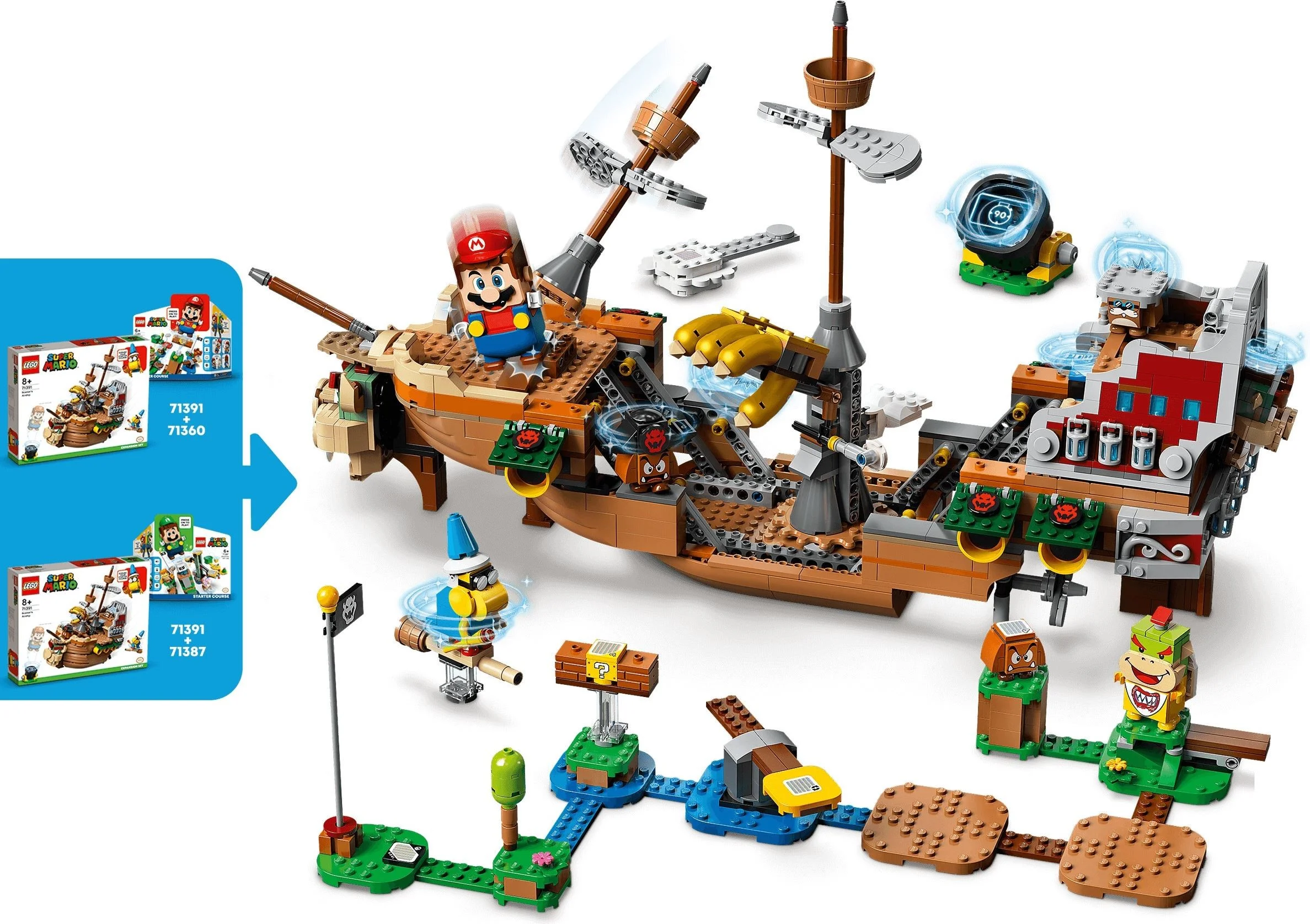 LEGO® 71391 Mario Sterowiec Bowsera - zestaw dodatkowy - zdjęcie 13