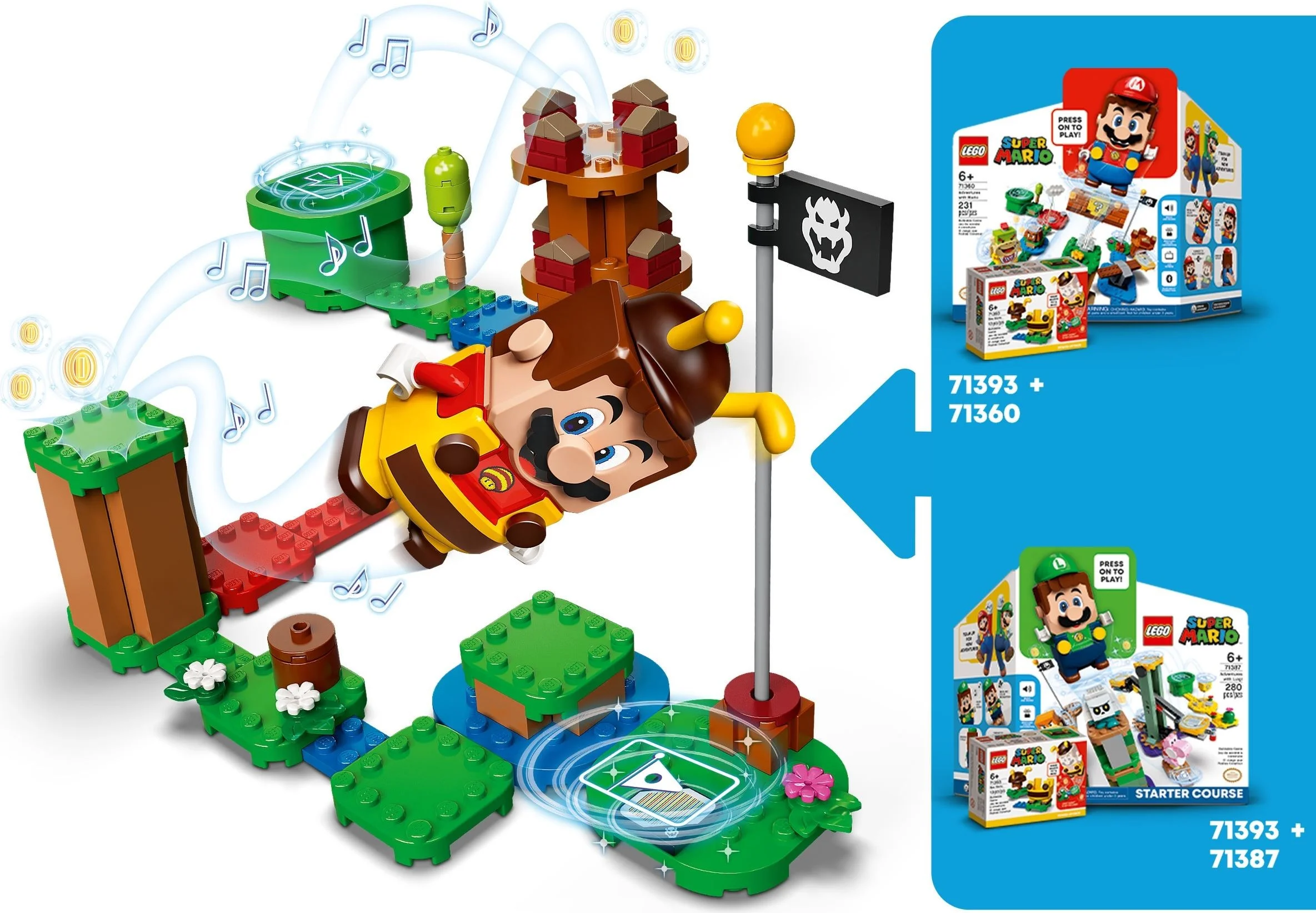 LEGO® 71393 Mario Mario Mario Pszczoła Ulepszenie - zdjęcie 5