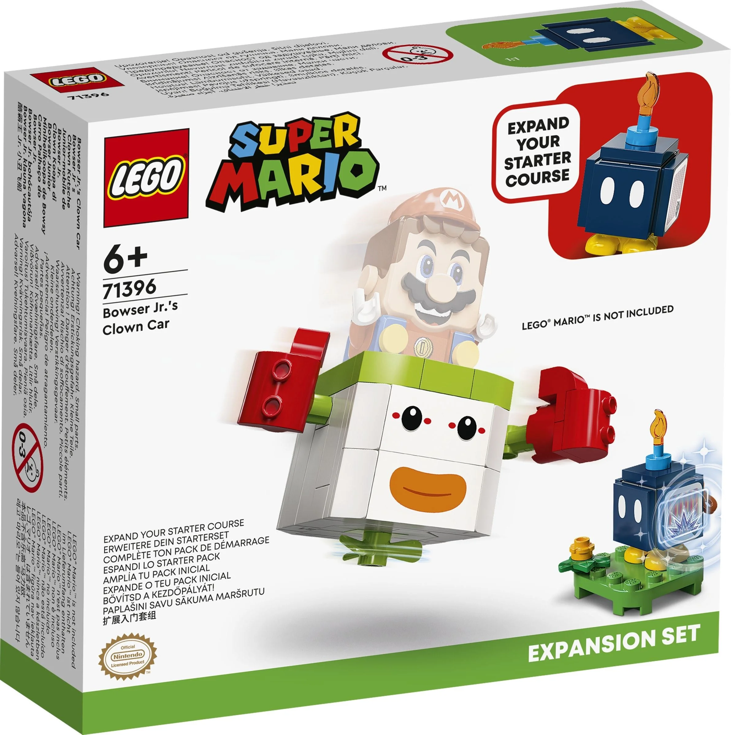 LEGO® 71396 LEGO Super Mario Zestaw rozszerzający Samochód klauna Bowsera Jr - zdjęcie 2