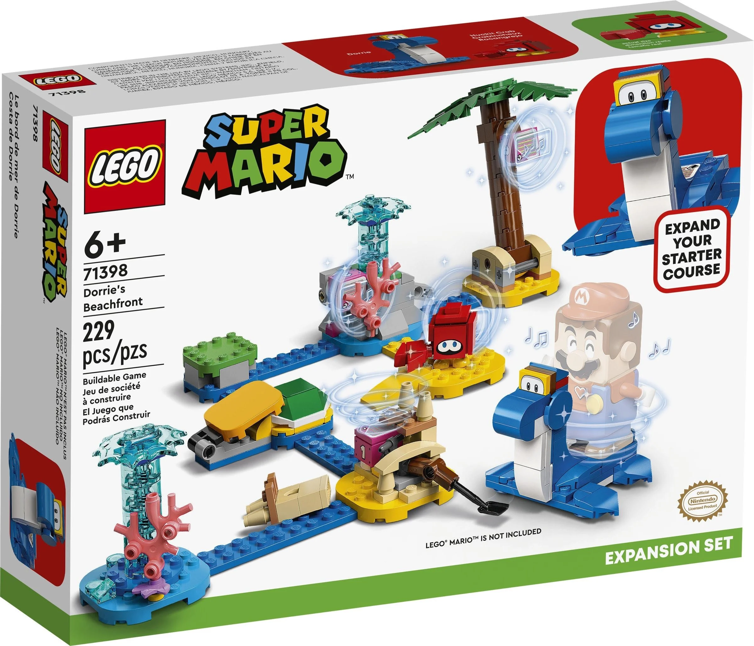LEGO® 71398 LEGO Super Mario Zestaw rozszerzający Nabrzeże Dorrie - zdjęcie 2
