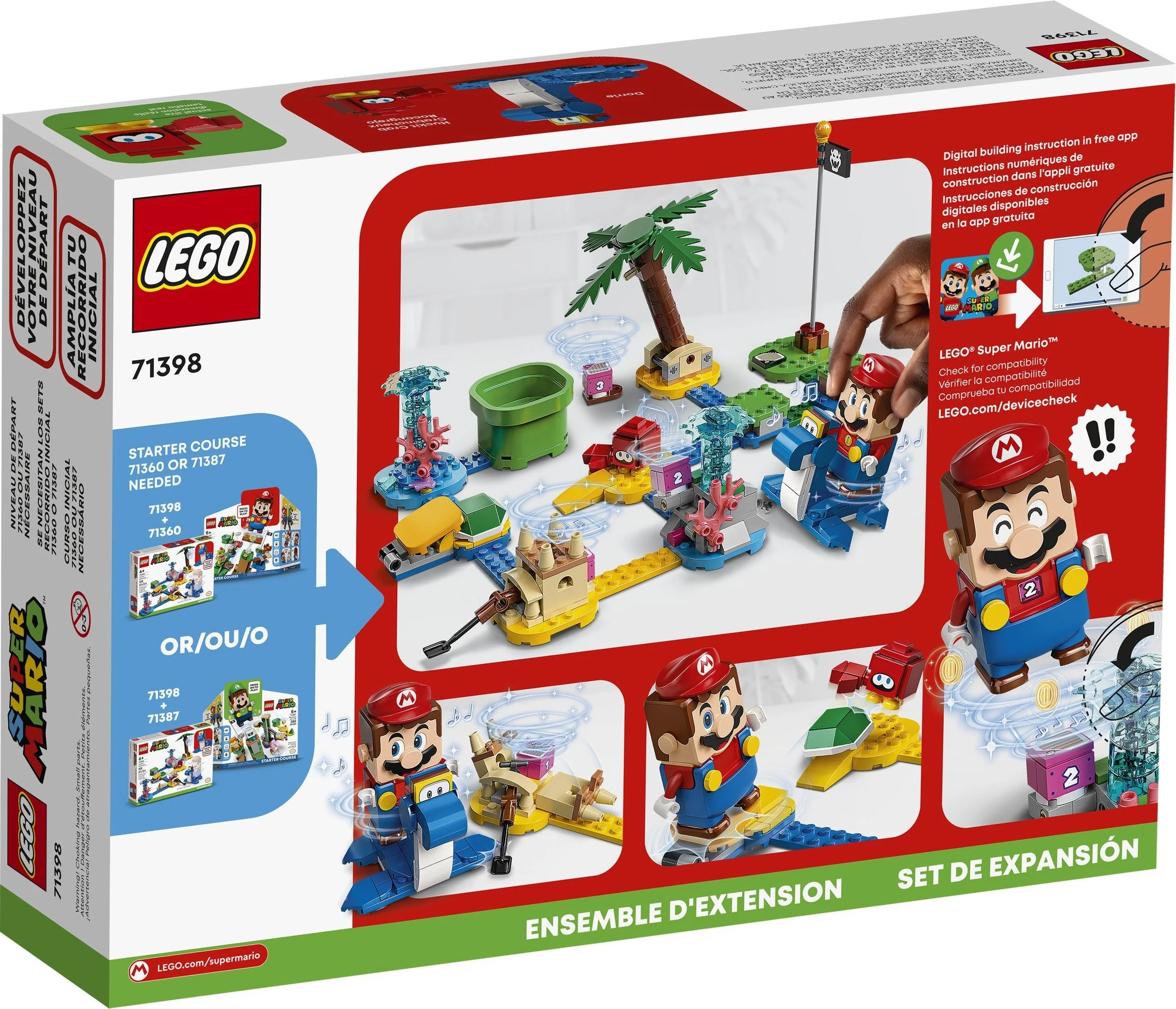 LEGO® 71398 LEGO Super Mario Zestaw rozszerzający Nabrzeże Dorrie - zdjęcie 3