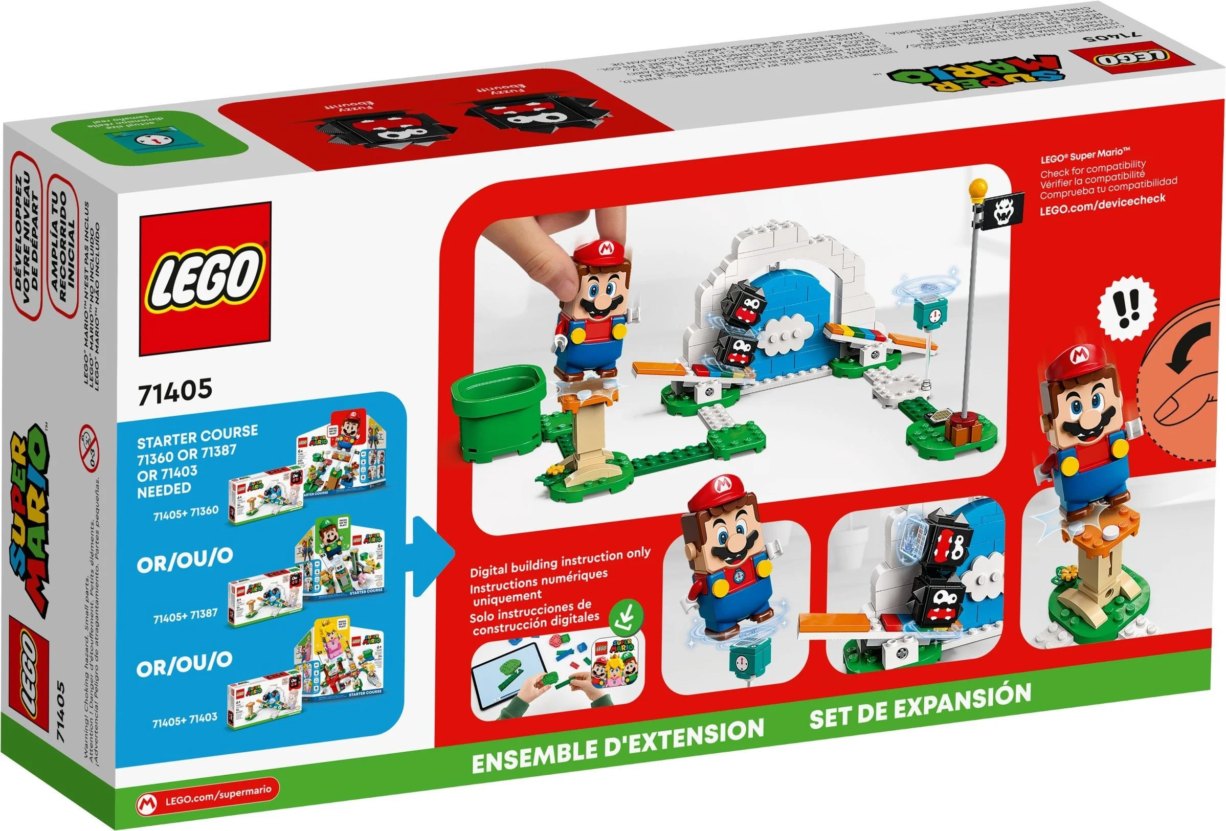 LEGO® 71405 LEGO Super Mario Salta Fuzzy’ego - zestaw rozszerzający - zdjęcie 4