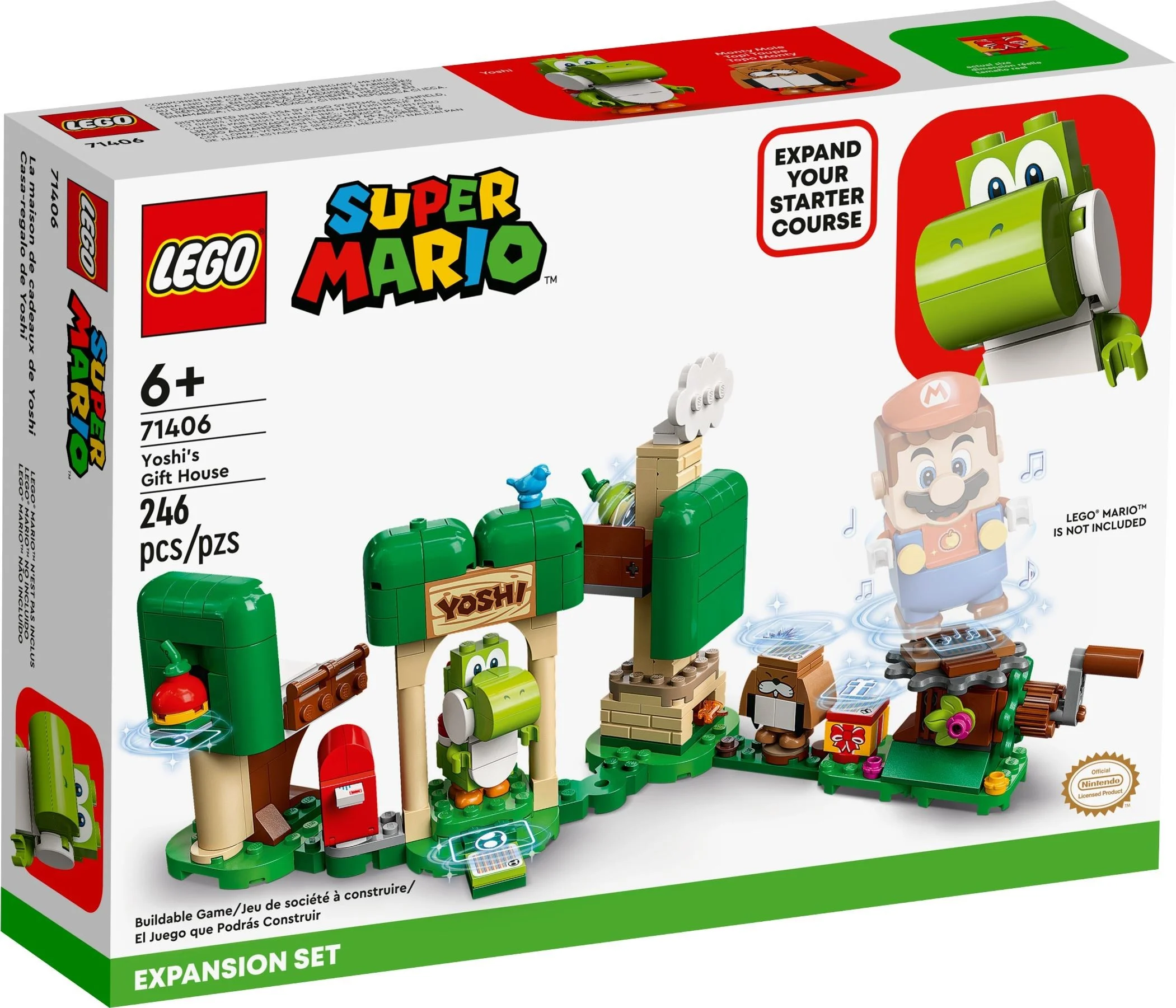LEGO® 71406 LEGO Super Mario Dom prezentów Yoshiego - zestaw rozszerzający - zdjęcie 2