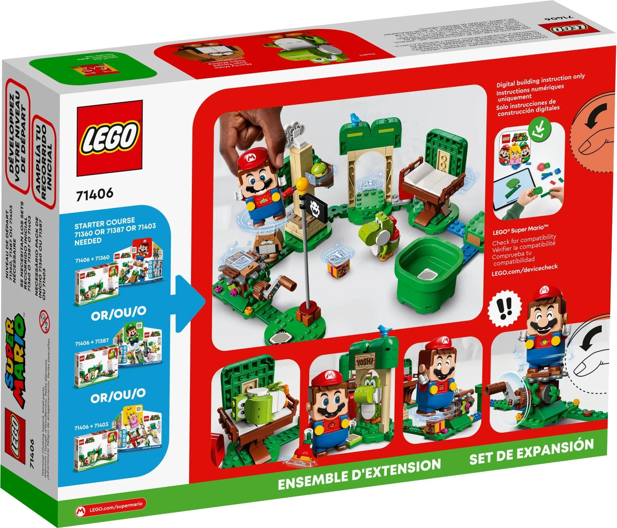 LEGO® 71406 LEGO Super Mario Dom prezentów Yoshiego - zestaw rozszerzający - zdjęcie 5