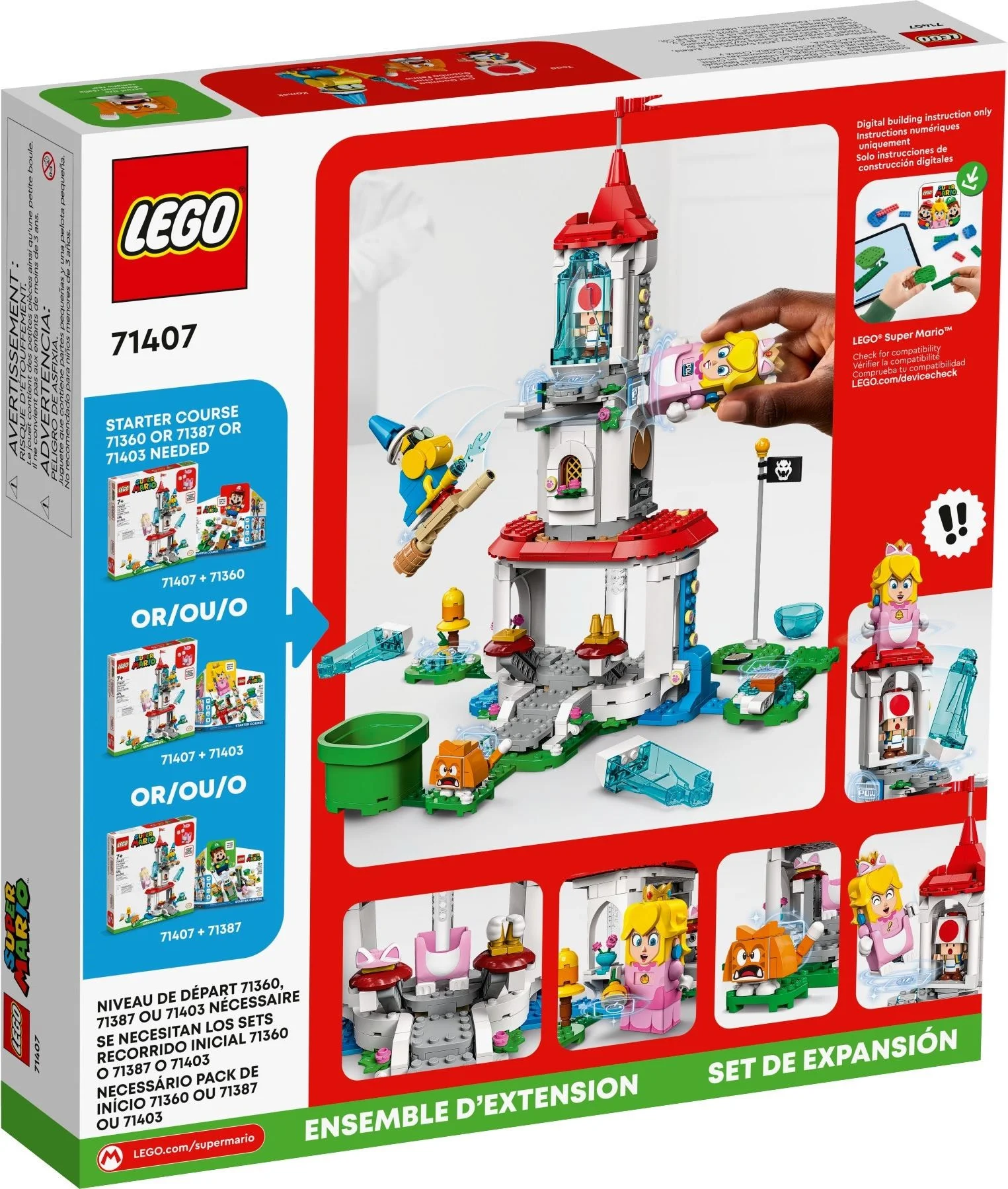 LEGO® 71407 LEGO Super Mario Cat Peach i lodowa wieża - zestaw rozszerzający - zdjęcie 5