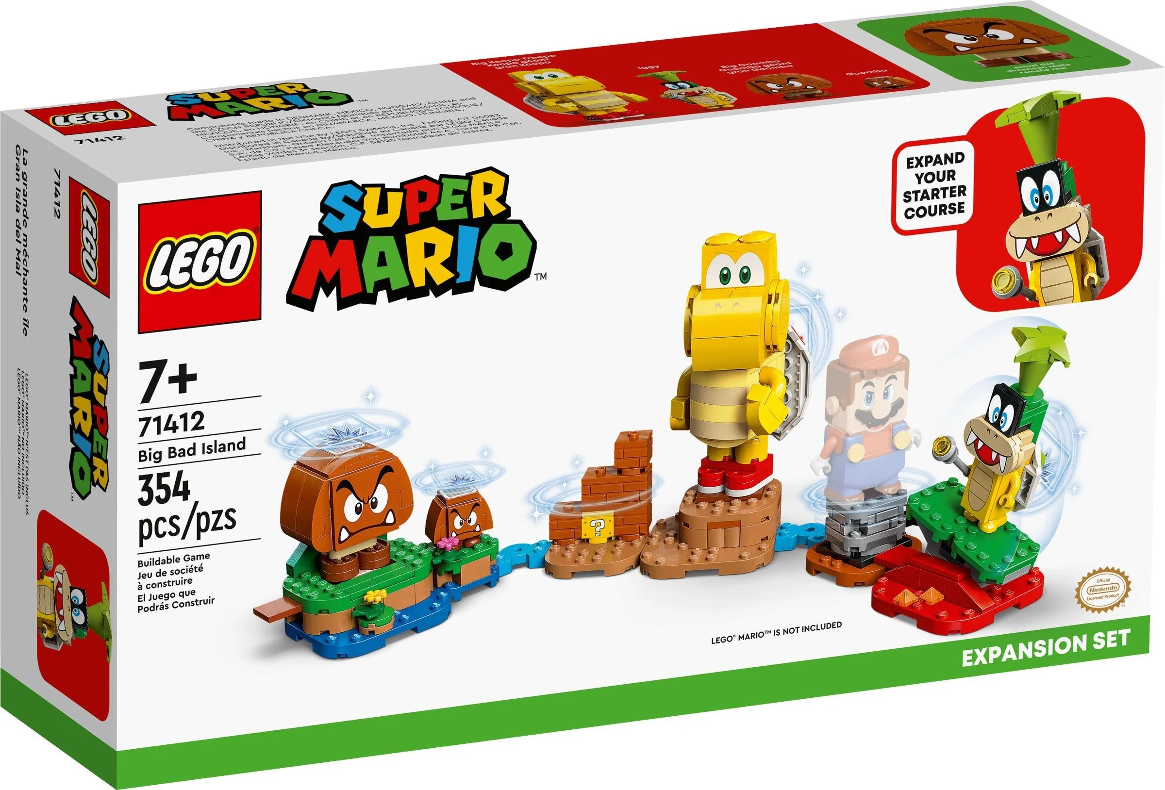 LEGO® 71412 Lego Mario Wielka zła wyspa zestaw rozszerzający - zdjęcie 1