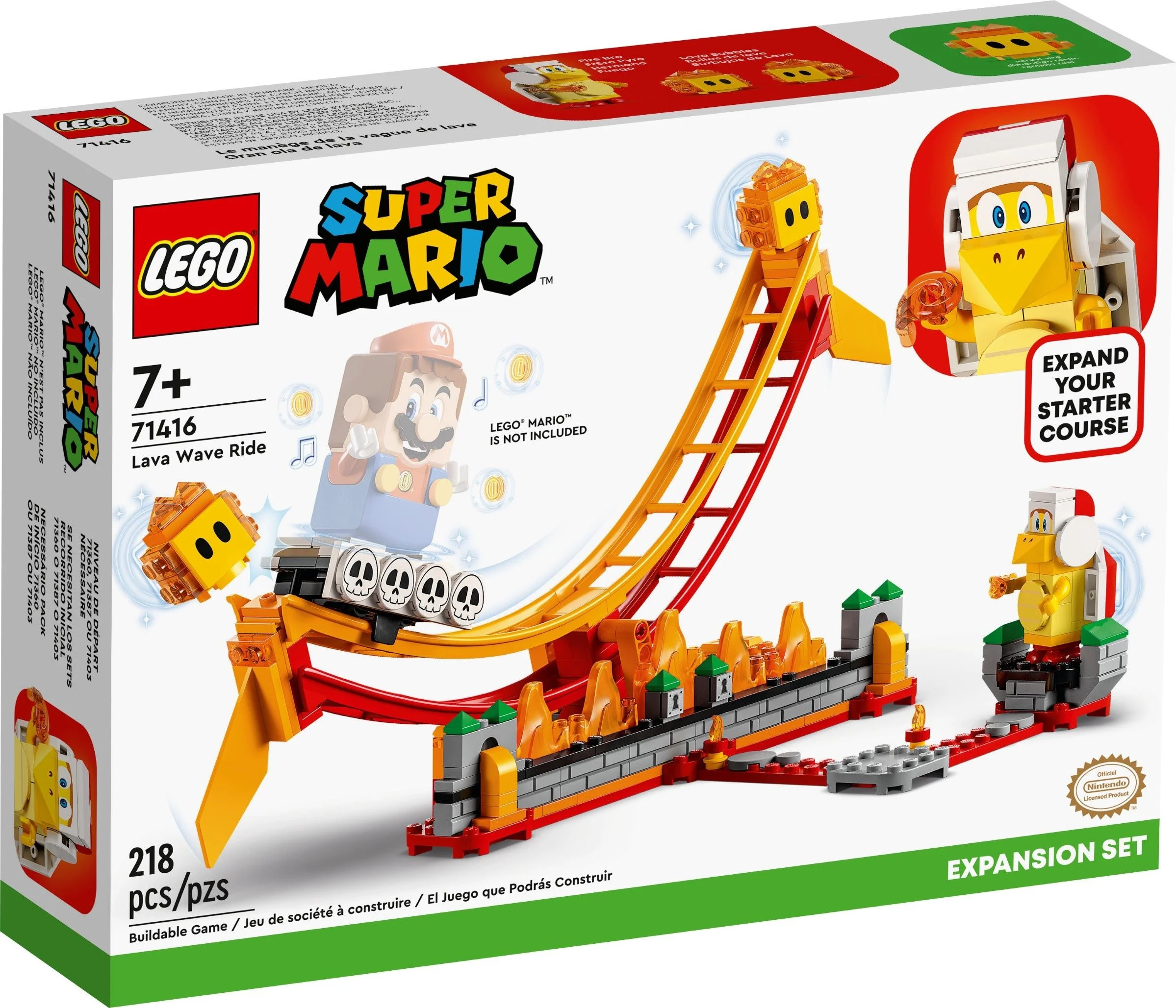 LEGO® 71416 LEGO Super Mario Przejażdżka po fali lawy - zestaw rozszerzający - zdjęcie 2