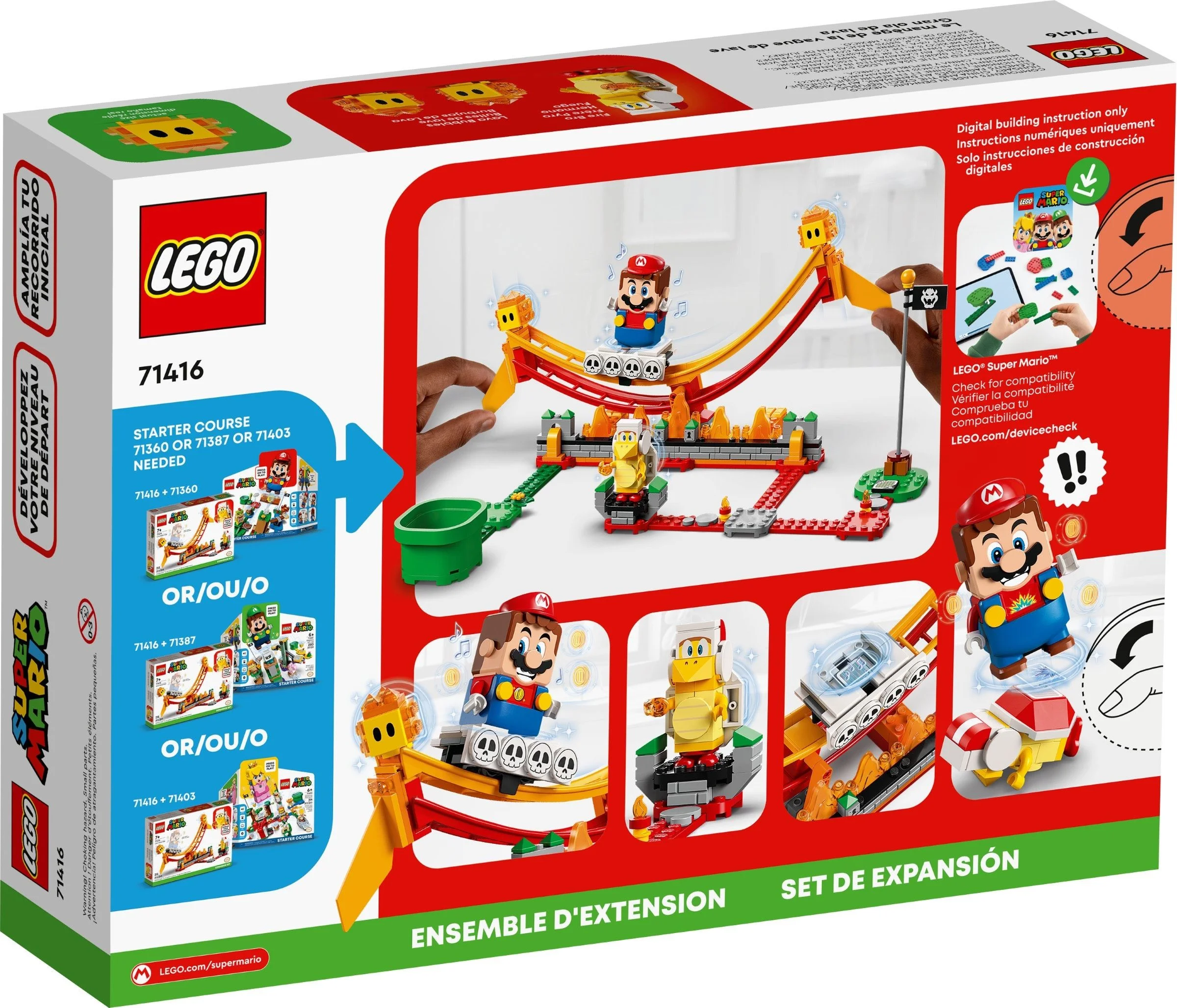 LEGO® 71416 LEGO Super Mario Przejażdżka po fali lawy - zestaw rozszerzający - zdjęcie 6