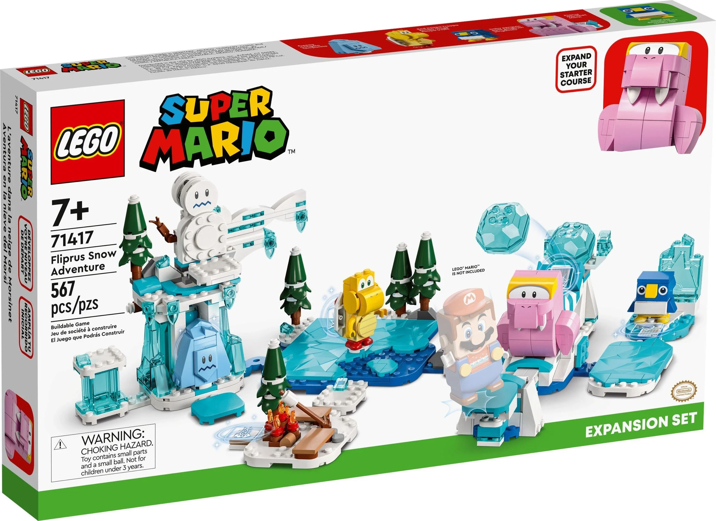 LEGO® 71417 LEGO Super Mario Śniegowa przygoda Fliprusa - zestaw rozszerzający - zdjęcie 2