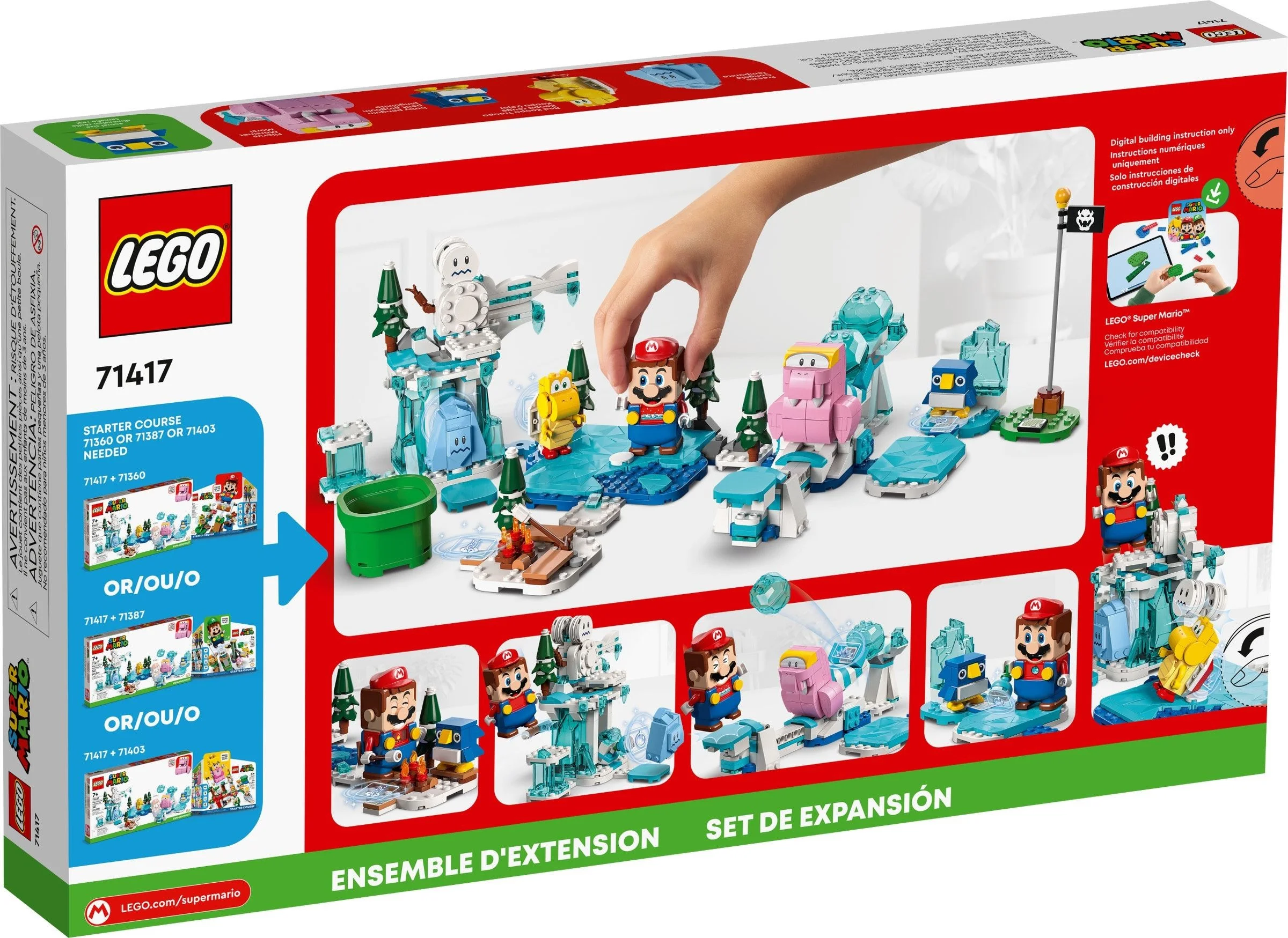 LEGO® 71417 LEGO Super Mario Śniegowa przygoda Fliprusa - zestaw rozszerzający - zdjęcie 4