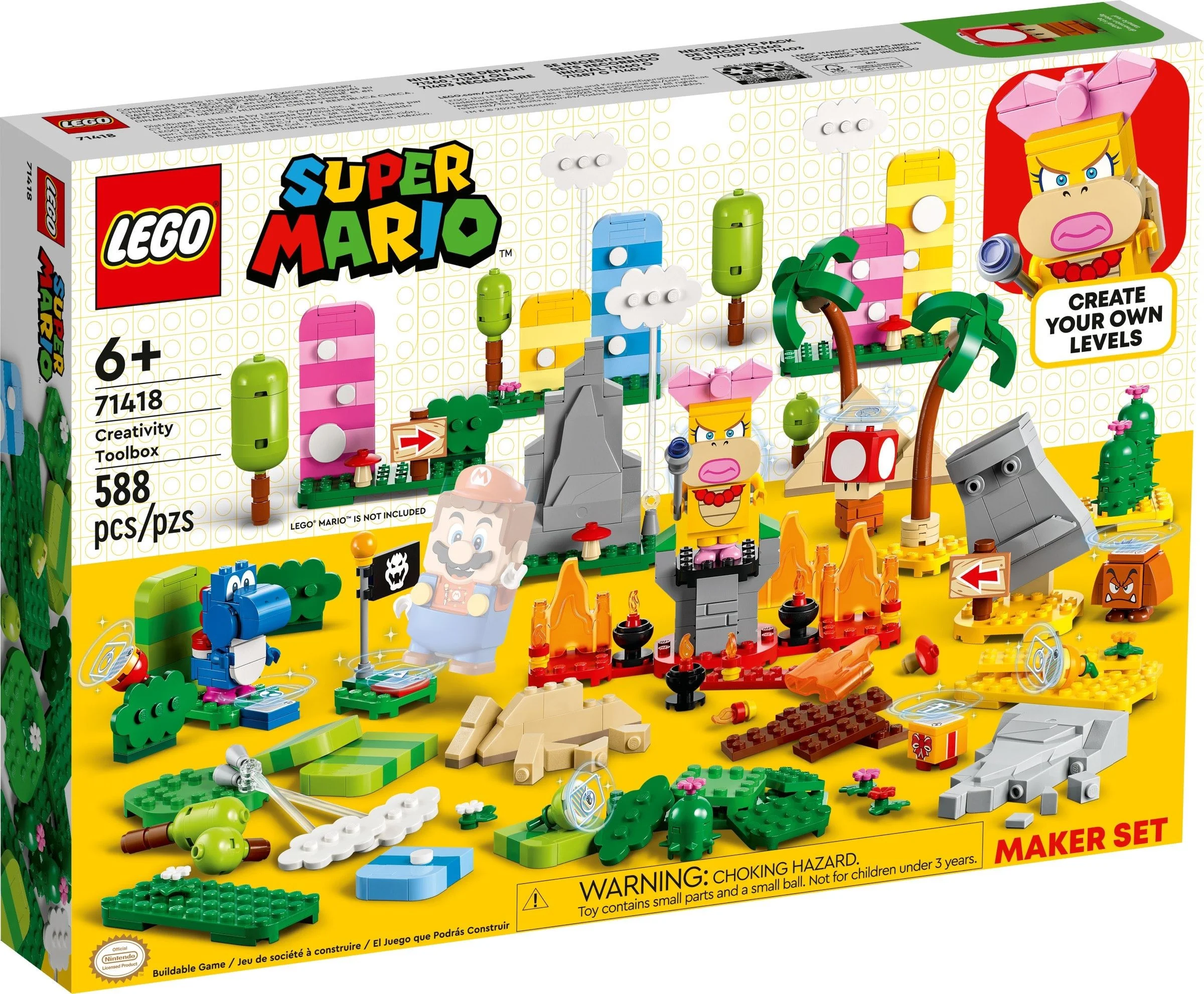 LEGO® 71418 LEGO Super Mario Kreatywna skrzyneczka – zestaw twórcy - zdjęcie 2