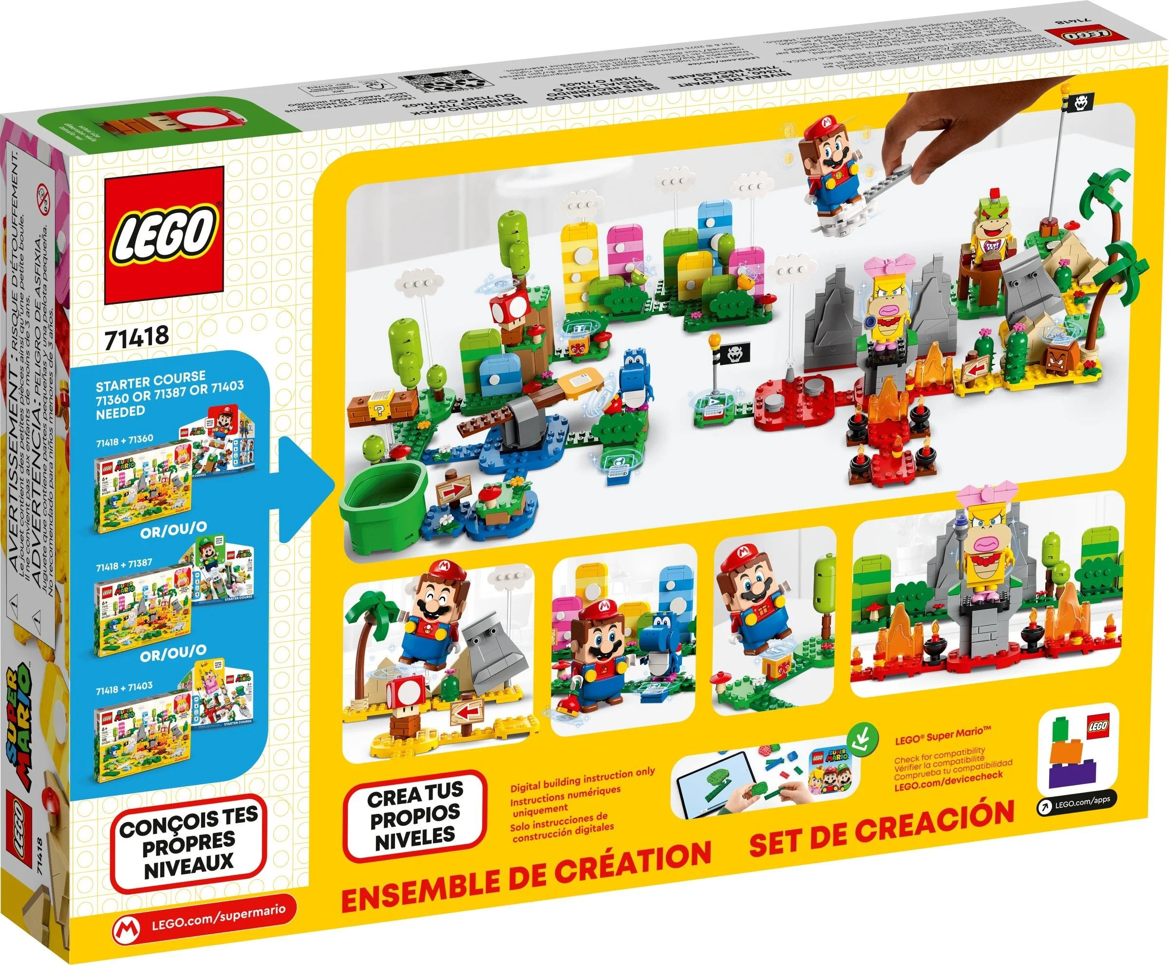 LEGO® 71418 LEGO Super Mario Kreatywna skrzyneczka – zestaw twórcy - zdjęcie 7