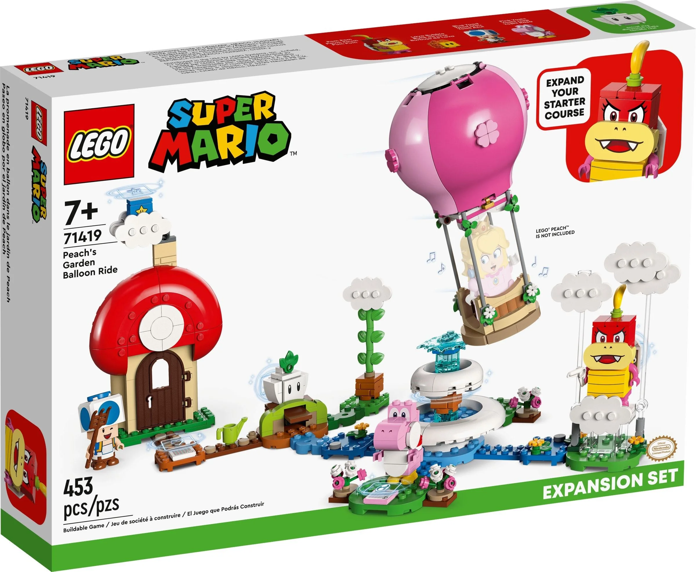LEGO® 71419 Peach Lot Balonem I Ogródek - zdjęcie 2