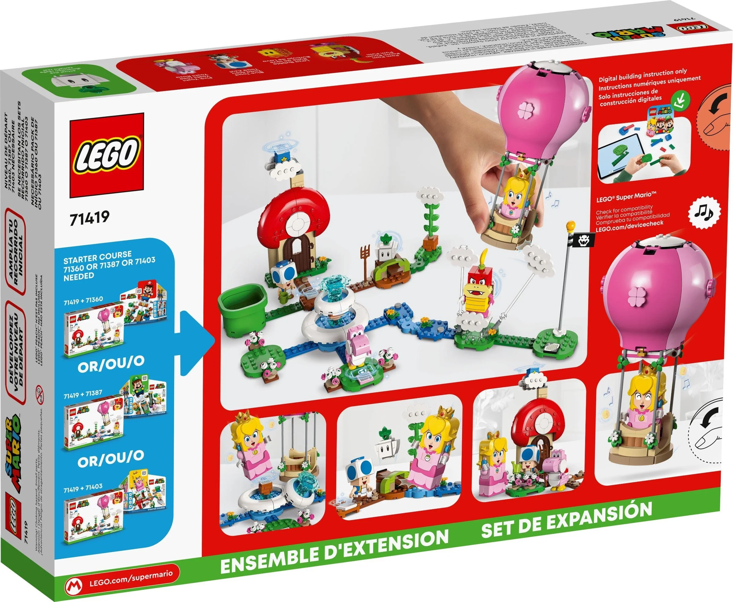 LEGO® 71419 Peach Lot Balonem I Ogródek - zdjęcie 4