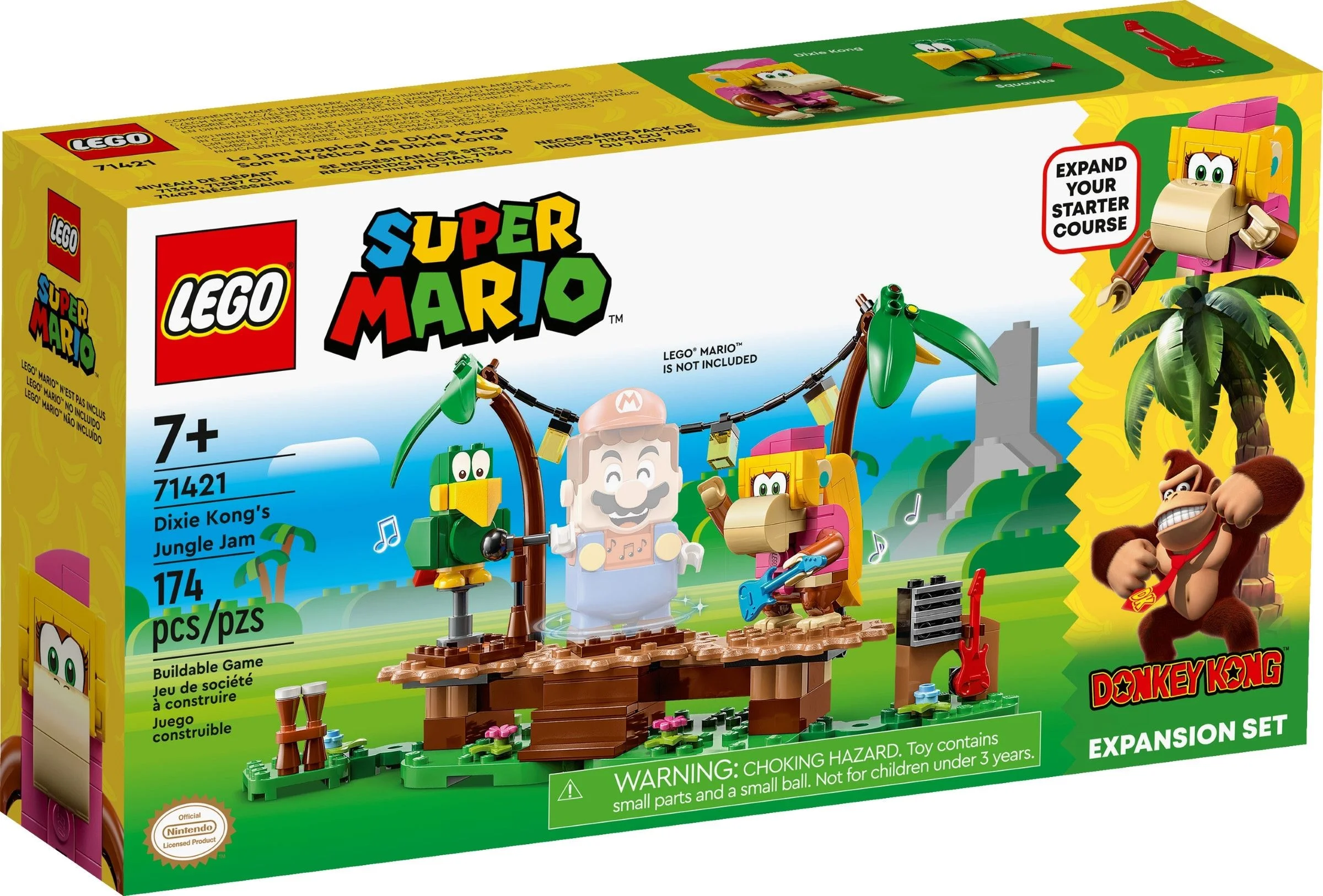 LEGO® 71421 LEGO Super Mario Dżunglowy koncert Dixie Kong — zestaw rozszerzający - zdjęcie 1