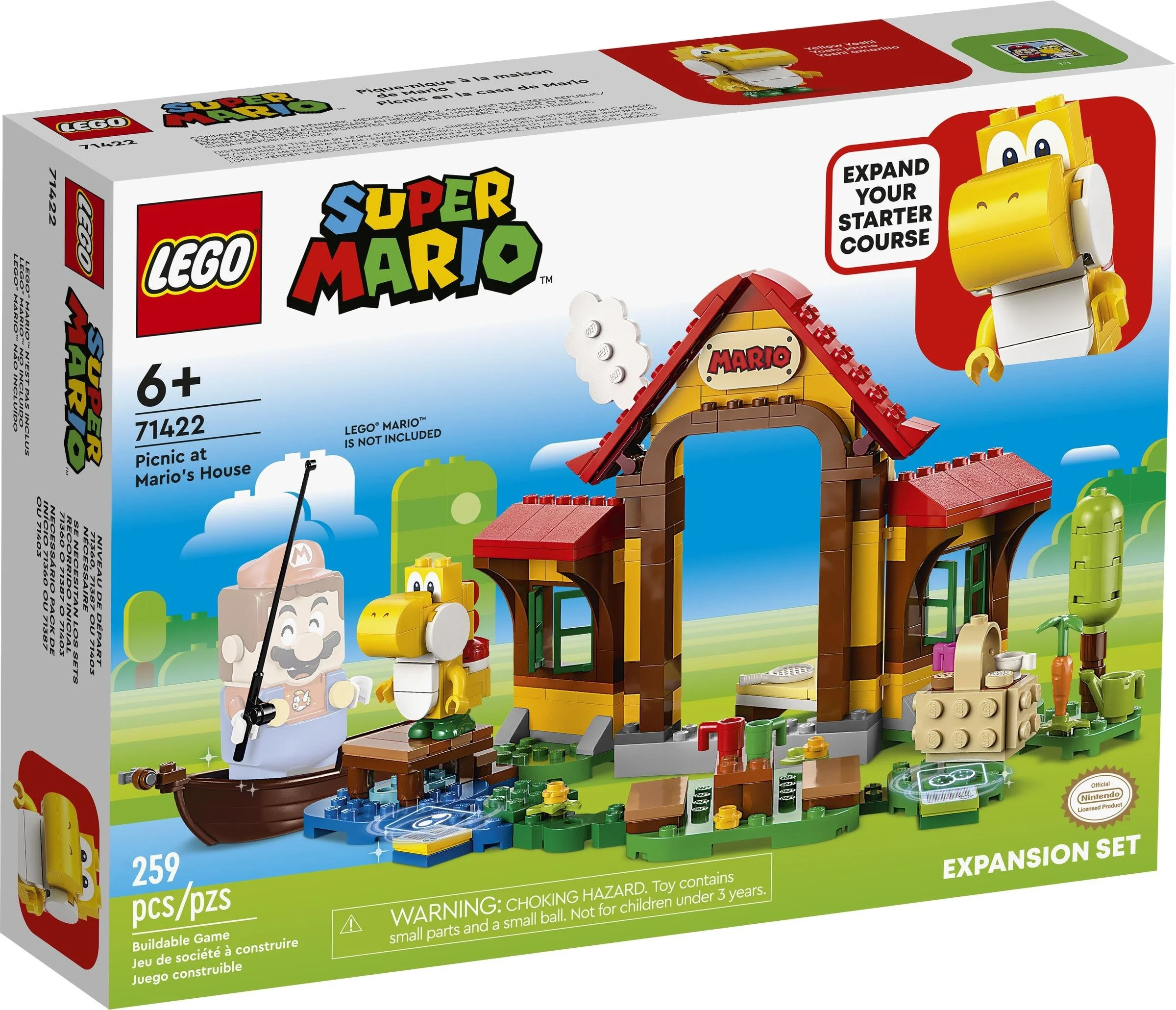 LEGO® 71422 LEGO Super Mario Piknik w domu Mario — zestaw rozszerzający - zdjęcie 2