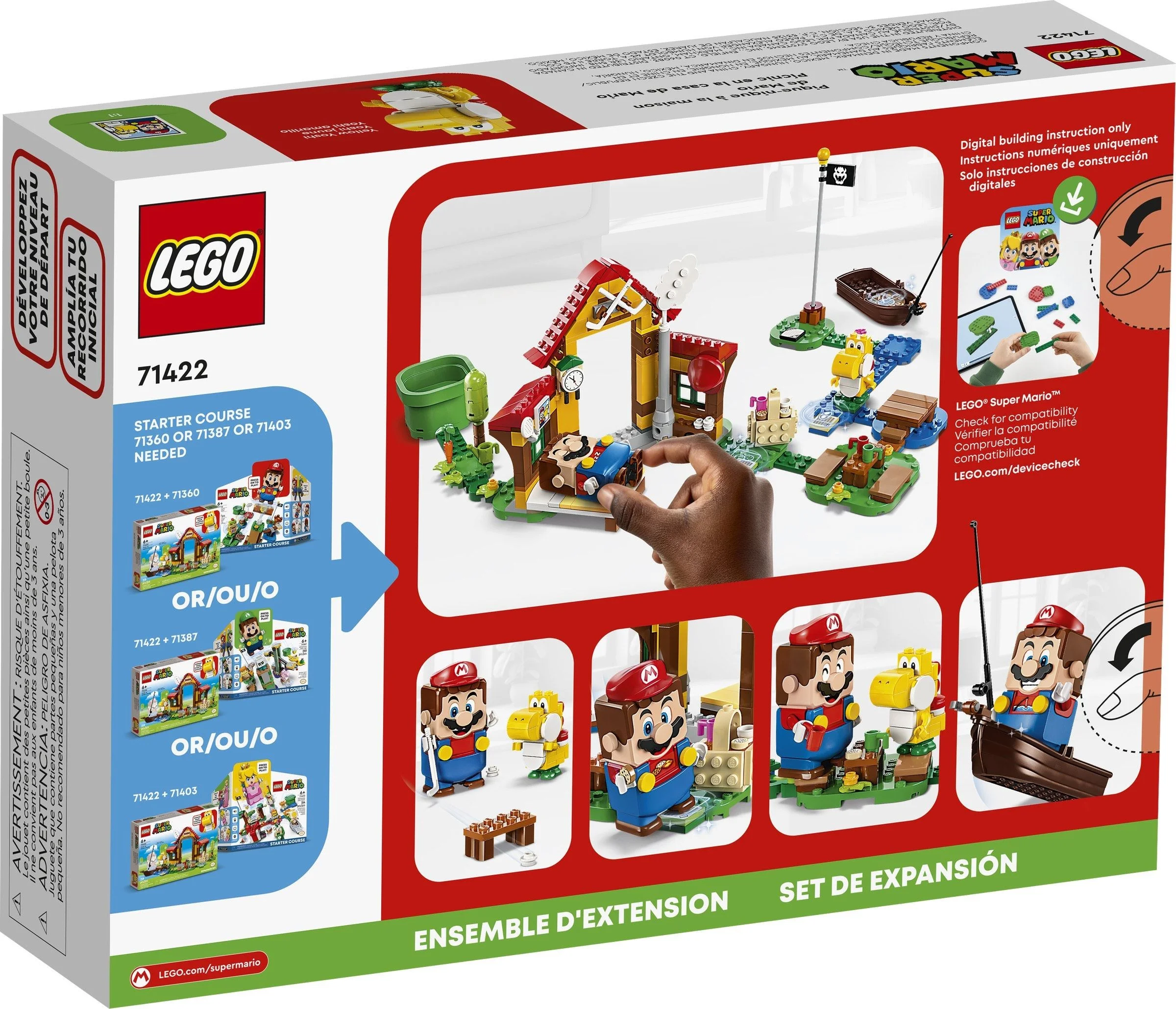 LEGO® 71422 LEGO Super Mario Piknik w domu Mario — zestaw rozszerzający - zdjęcie 3
