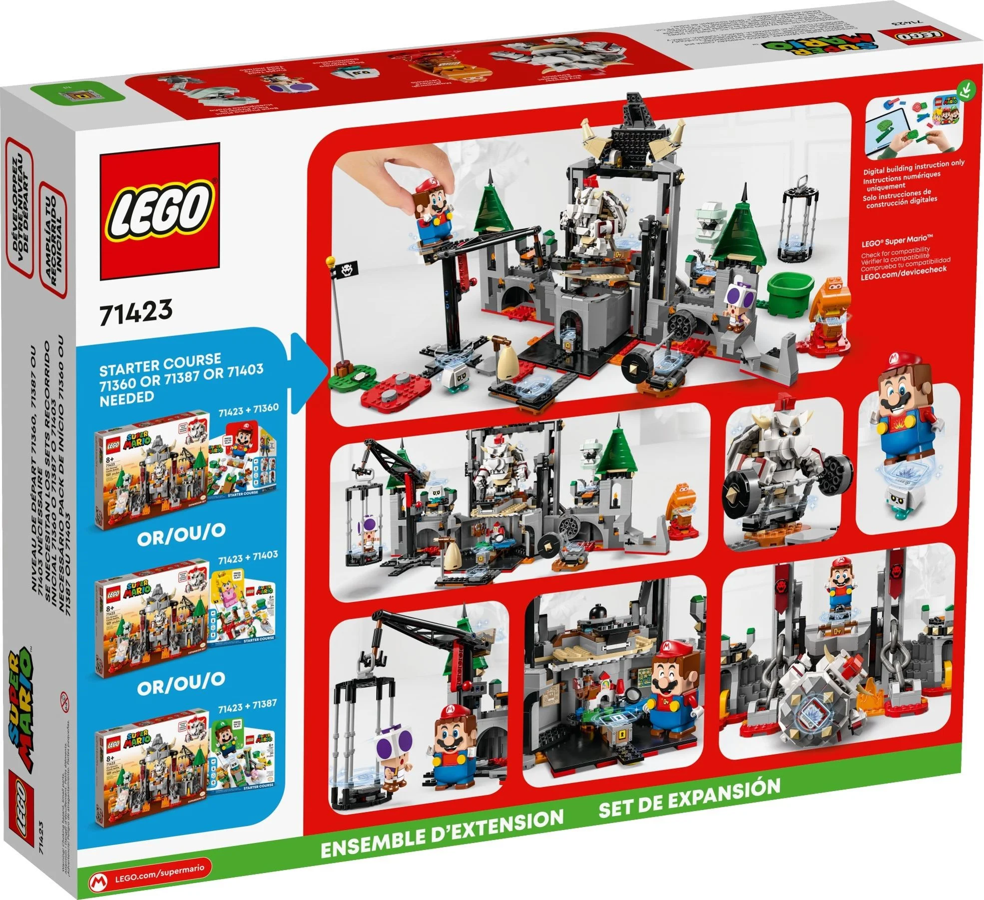 LEGO® 71423 LEGO Super Mario Walka w zamku Dry Bowsera - zestaw rozszerzający - zdjęcie 5