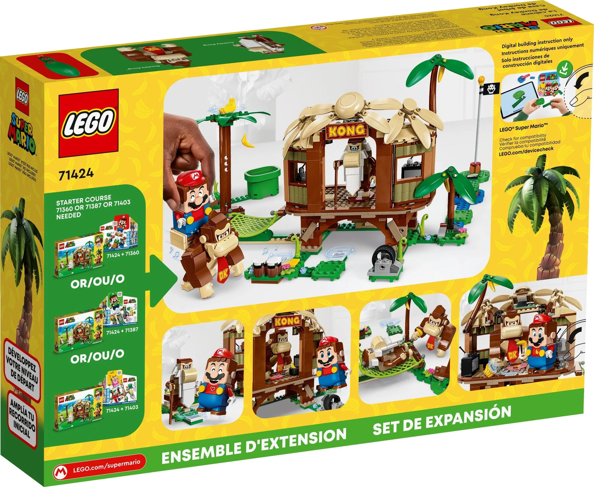 LEGO® 71424 LEGO Super Mario Domek na drzewie Donkey Konga — zestaw rozszerzający - zdjęcie 3