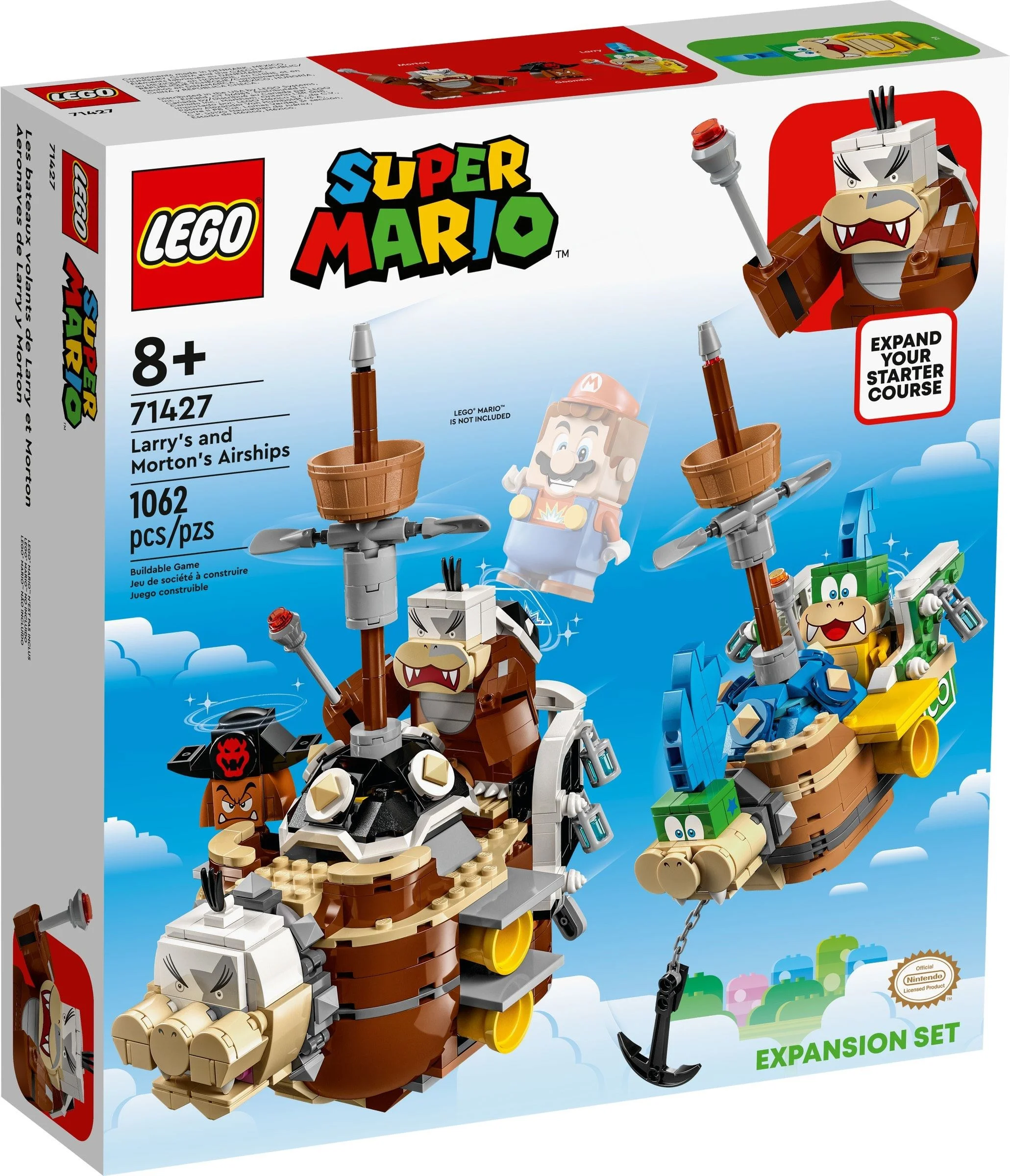 LEGO® 71427 Mario Zestaw Rozszerzający Sterowce Larry'ego i Mortona - zdjęcie 2