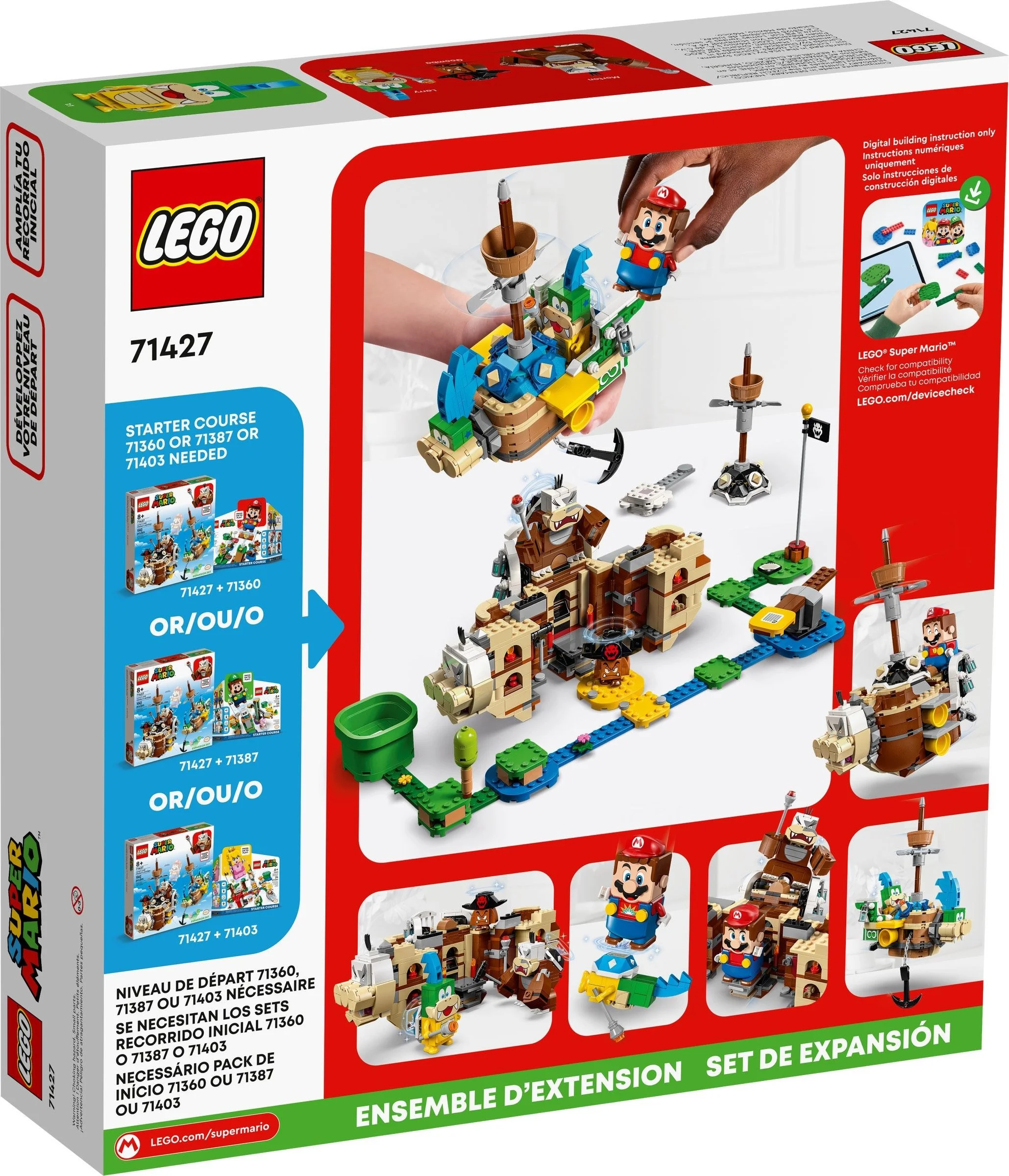 LEGO® 71427 Mario Zestaw Rozszerzający Sterowce Larry'ego i Mortona - zdjęcie 6