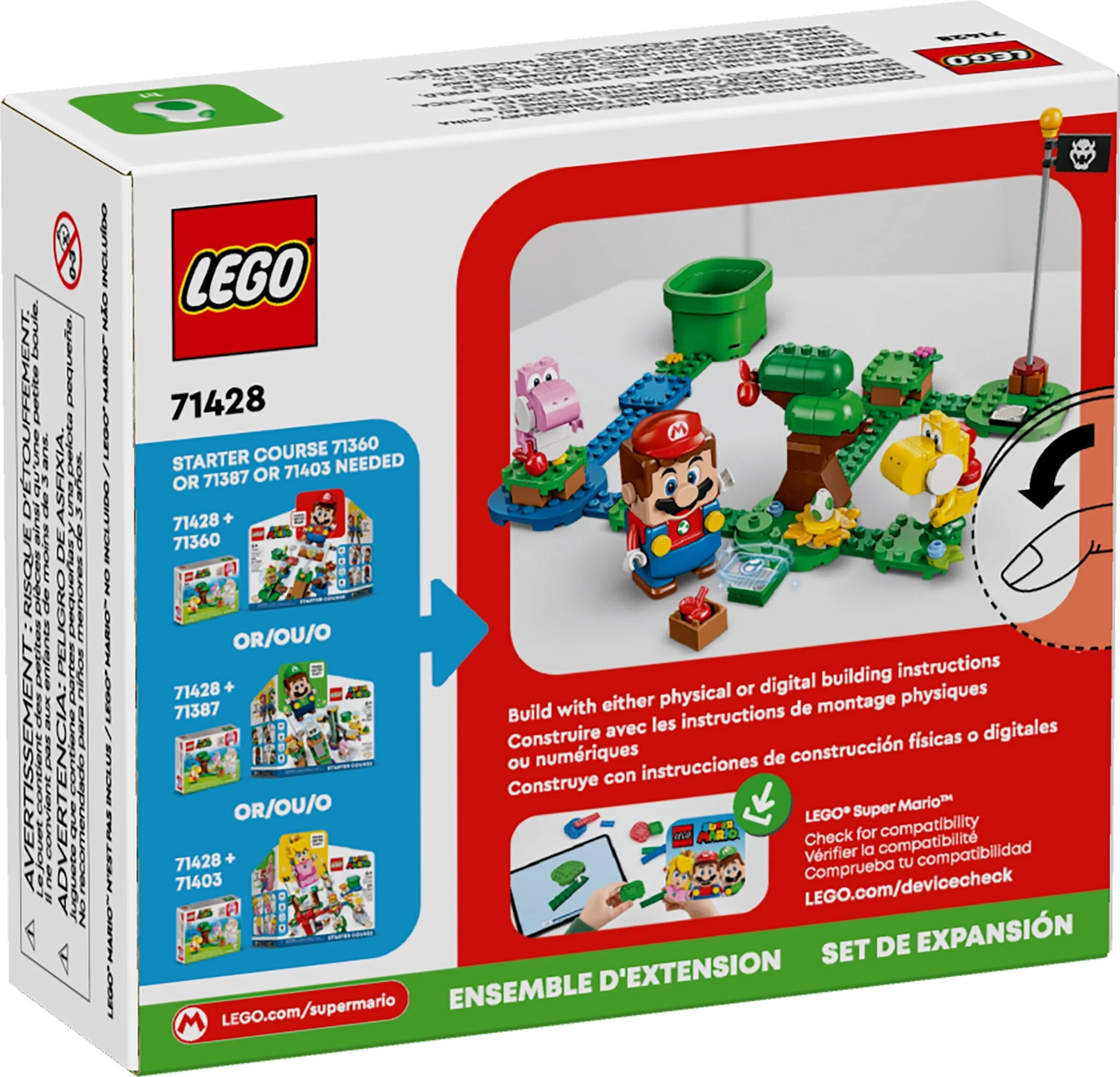 LEGO® 71428 LEGO Super Mario Niezwykły las Yoshiego - zestaw uzupełniający - zdjęcie 4