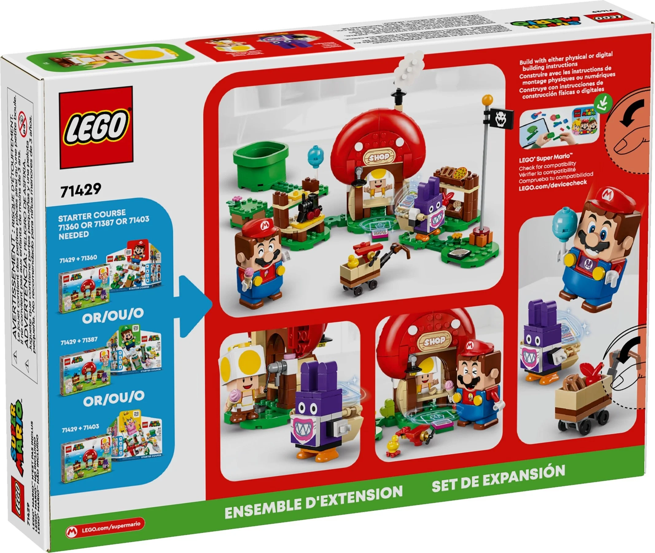 LEGO® 71429 LEGO Super Mario Nabbit w sklepie Toada - zestaw uzupełniający - zdjęcie 4