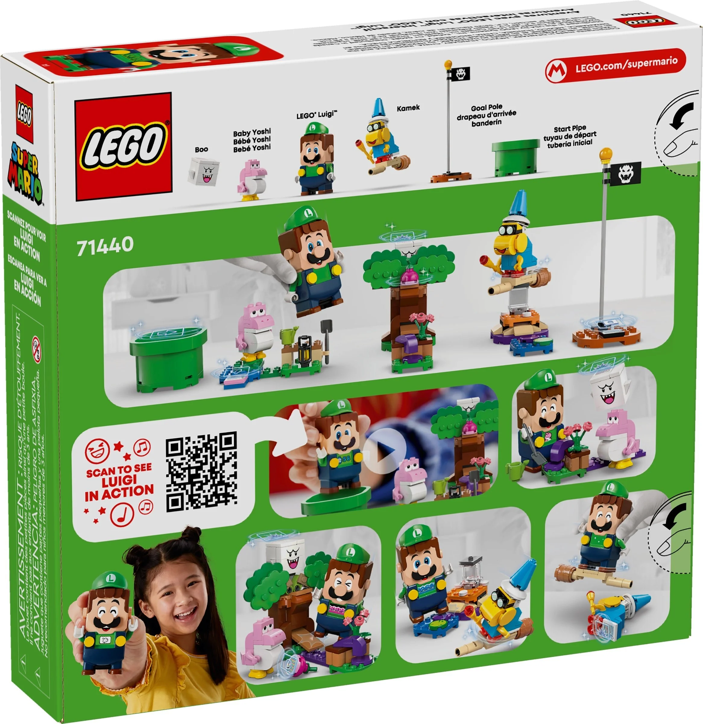 LEGO® 71440 LEGO Super Mario Przygody z interaktywną figurką LEGO® Luigi™ - zdjęcie 3